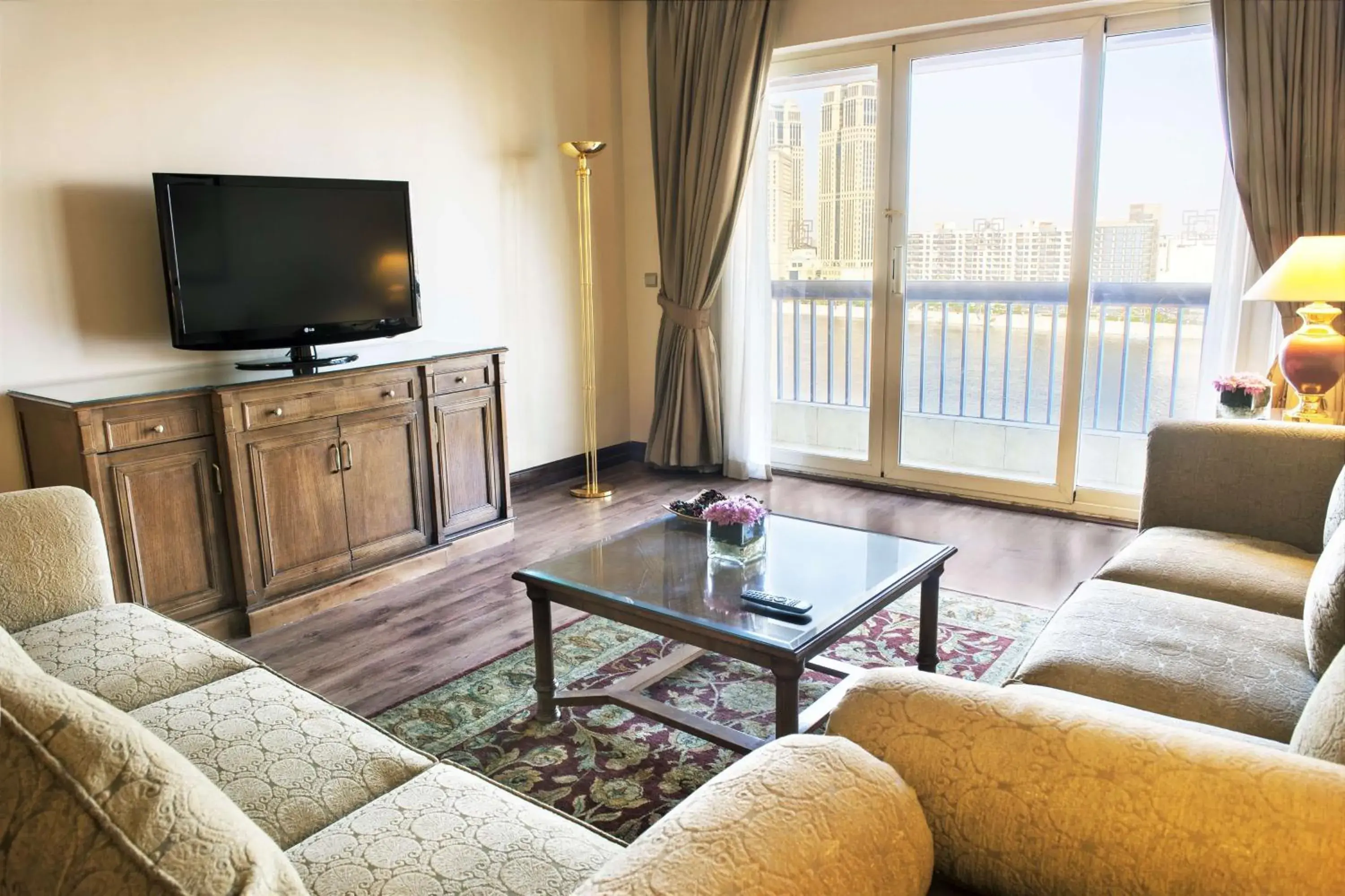Living room in Hilton Cairo Zamalek Residences Living room in Hilton Cairo Zamalek Residences