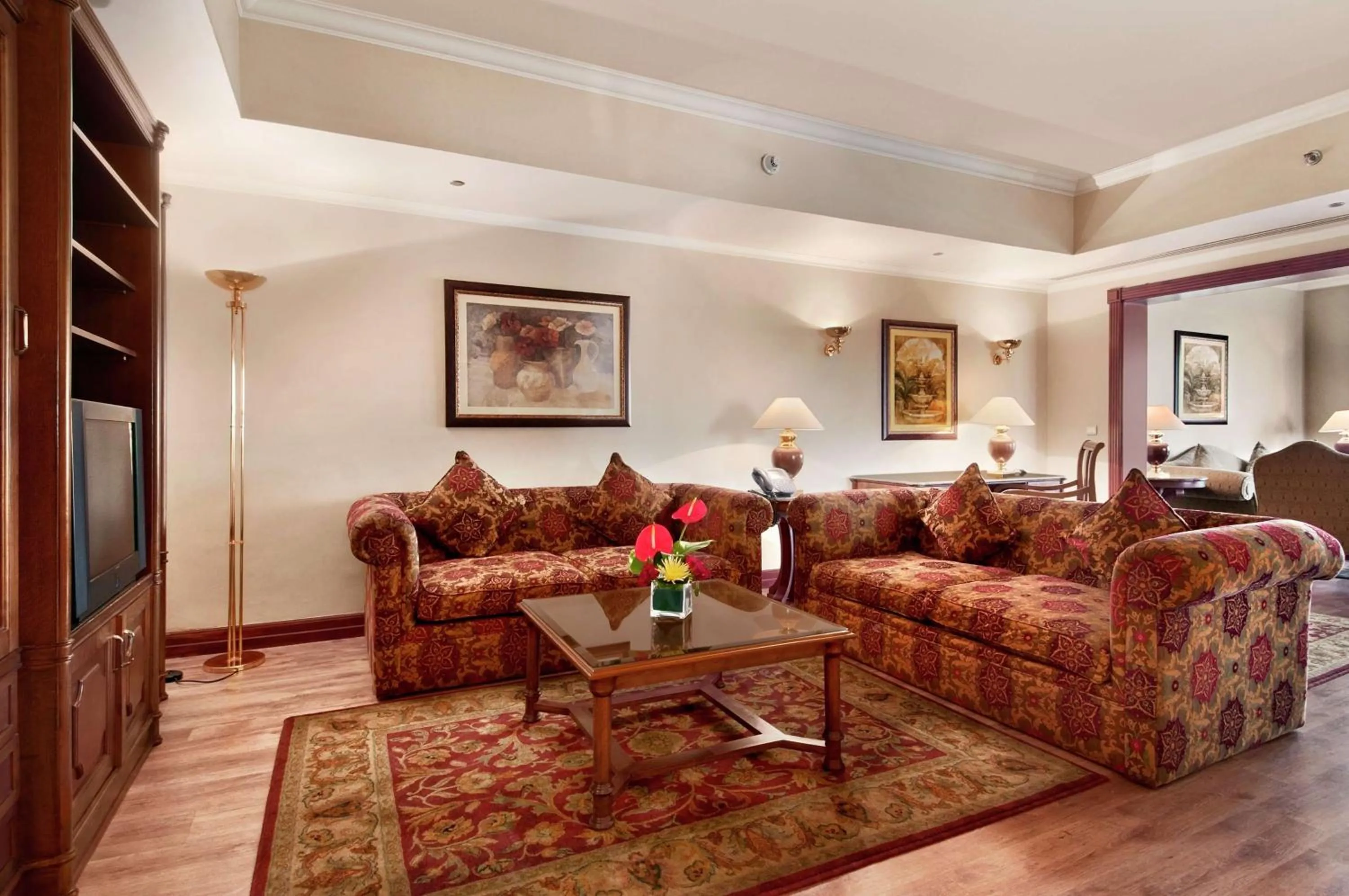 Living room in Hilton Cairo Zamalek Residences