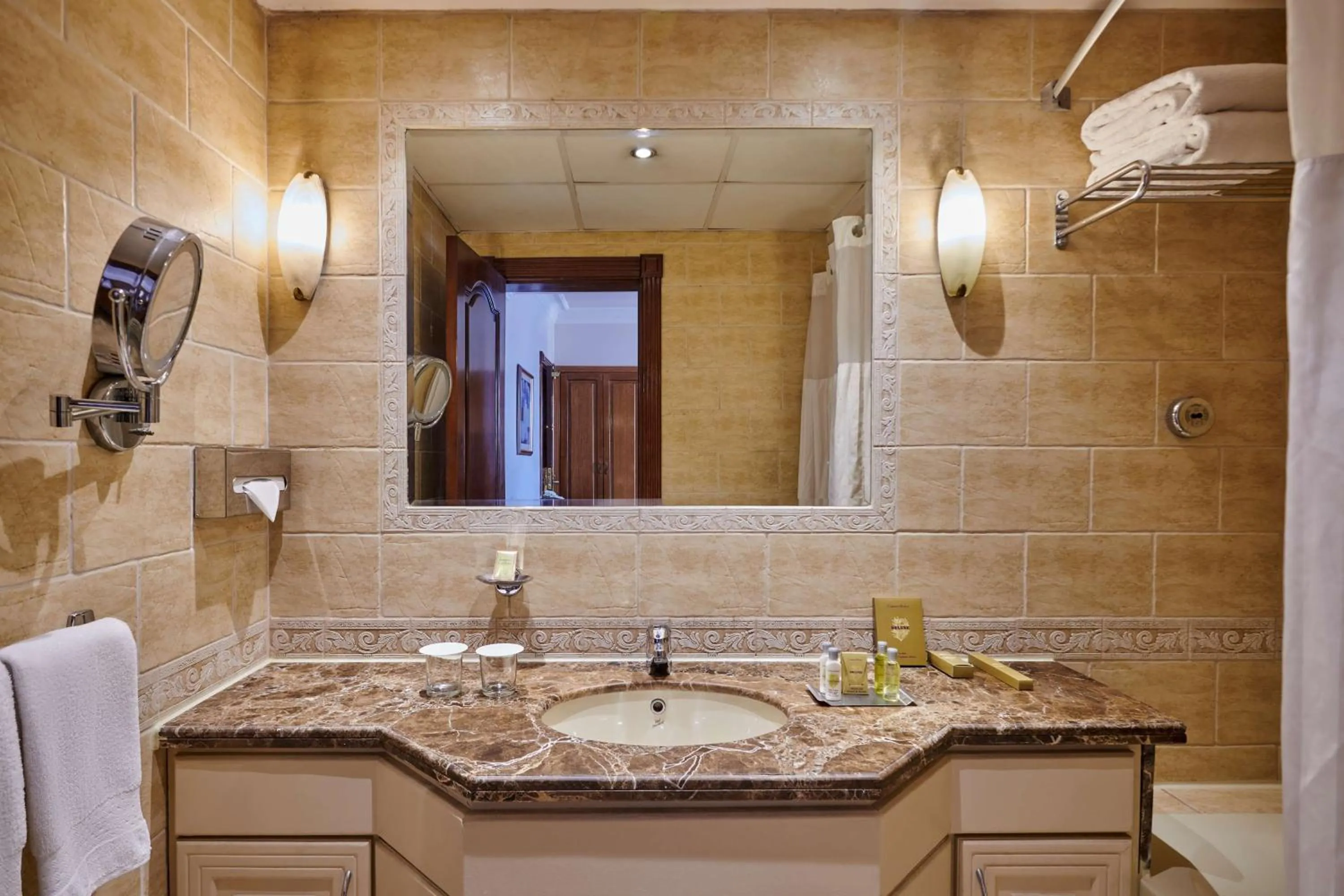 Toilet in Hilton Cairo Zamalek Residences