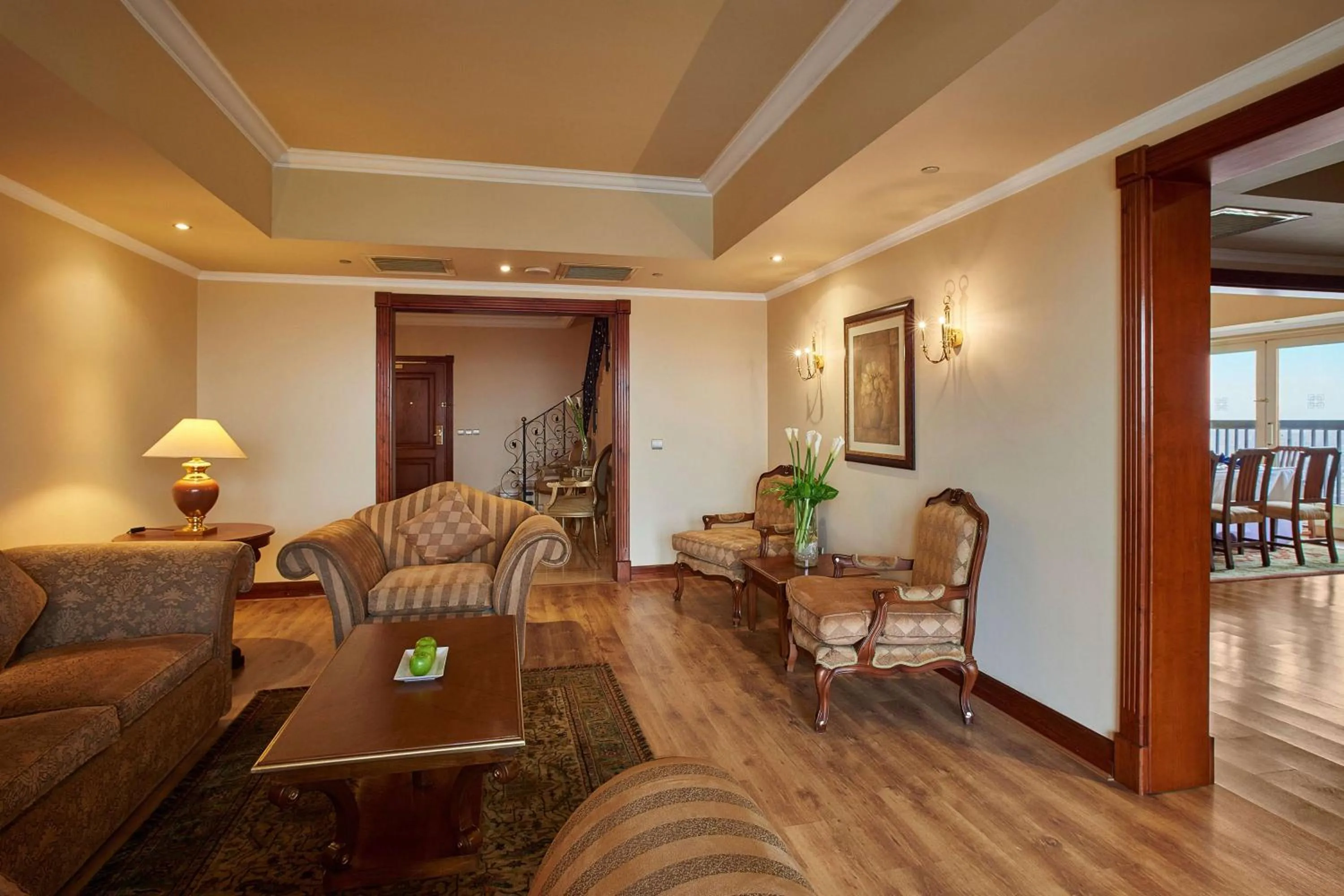Living room in Hilton Cairo Zamalek Residences