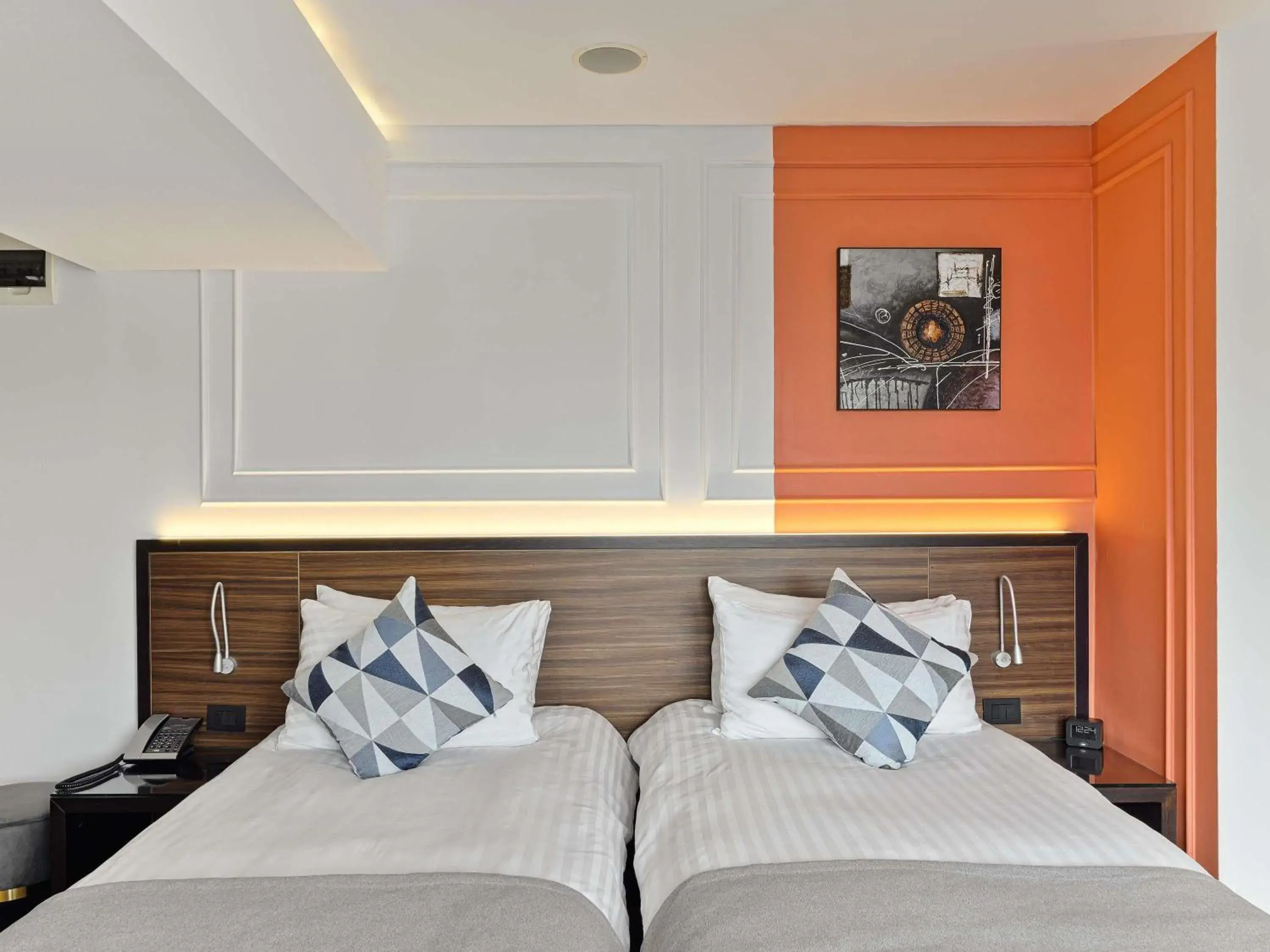 Bedroom, Bed in Bucharest Unirii Square - Handwritten Collection Bedroom, Bed in Bucharest Unirii Square - Handwritten Collection