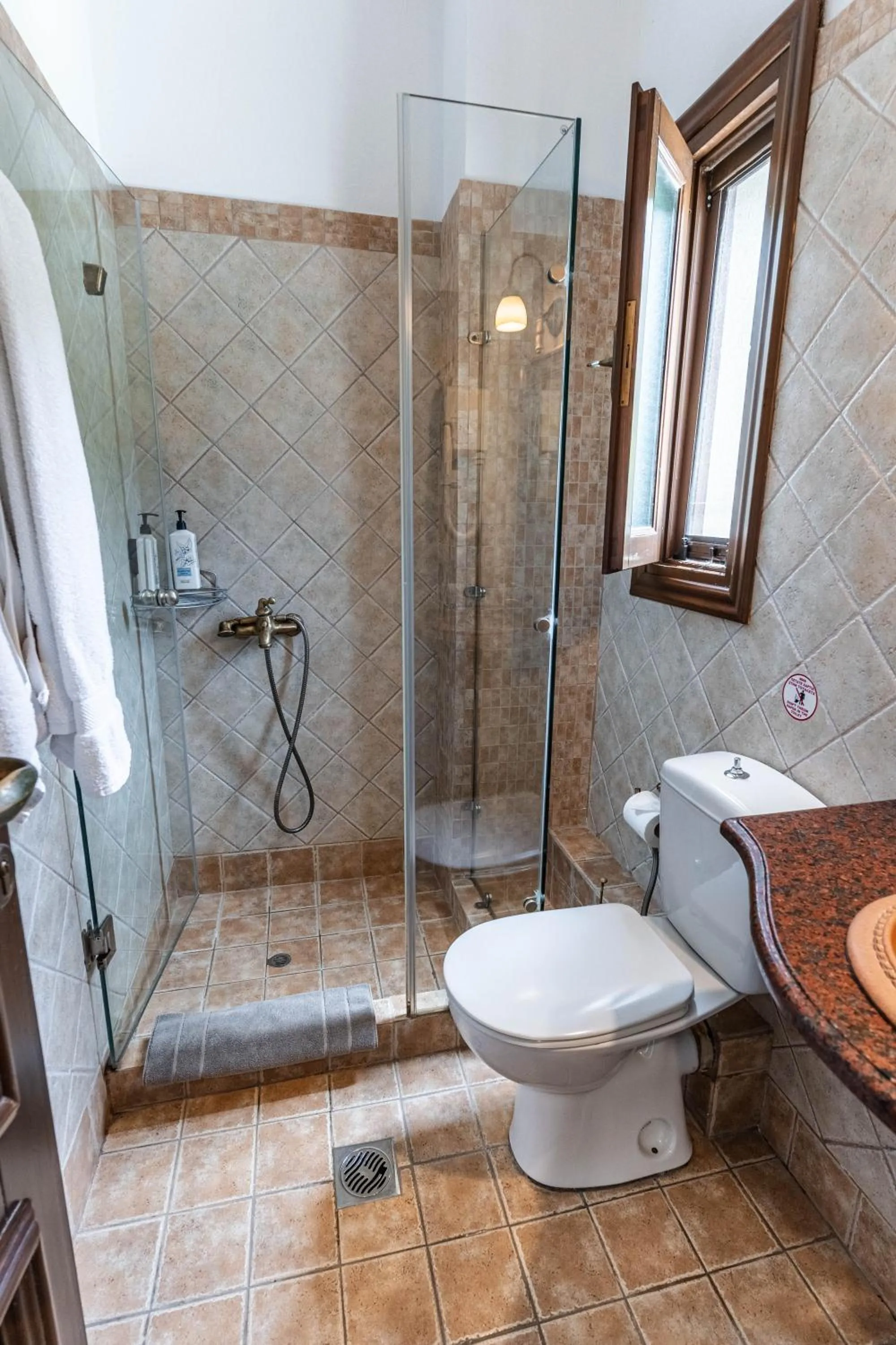 Shower in Guesthouse Iris