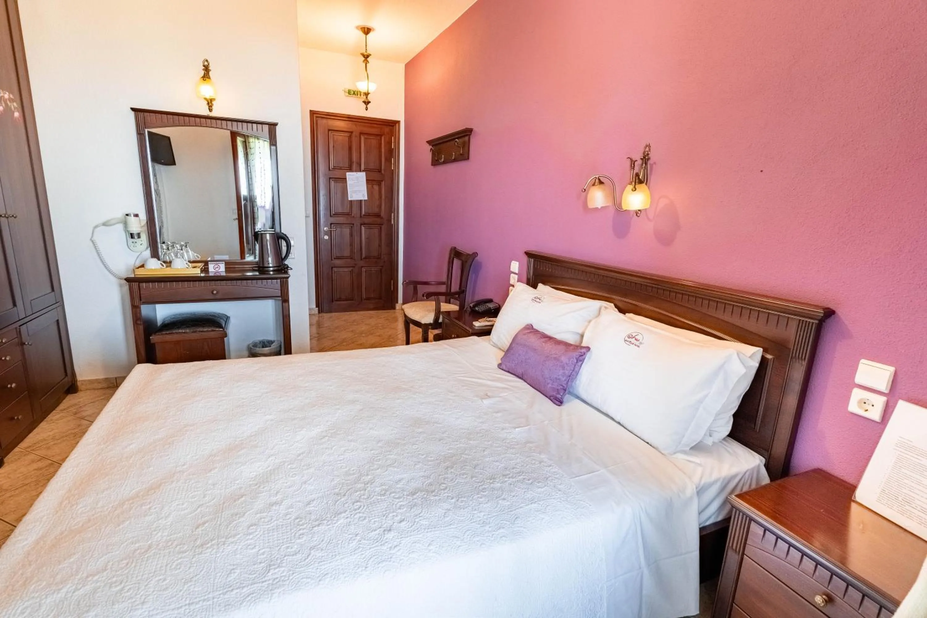 Bed in Guesthouse Iris