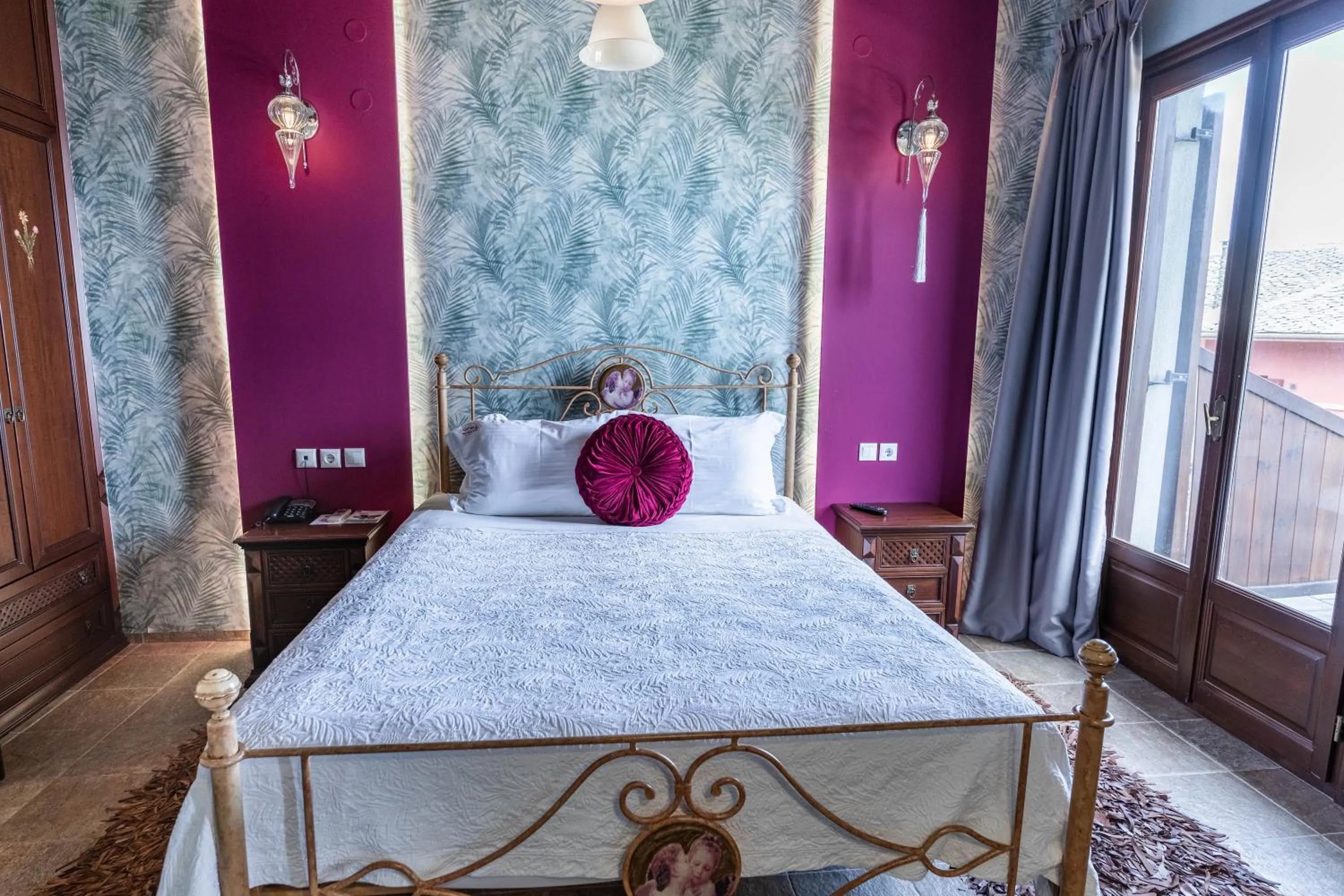 Bed in Guesthouse Iris