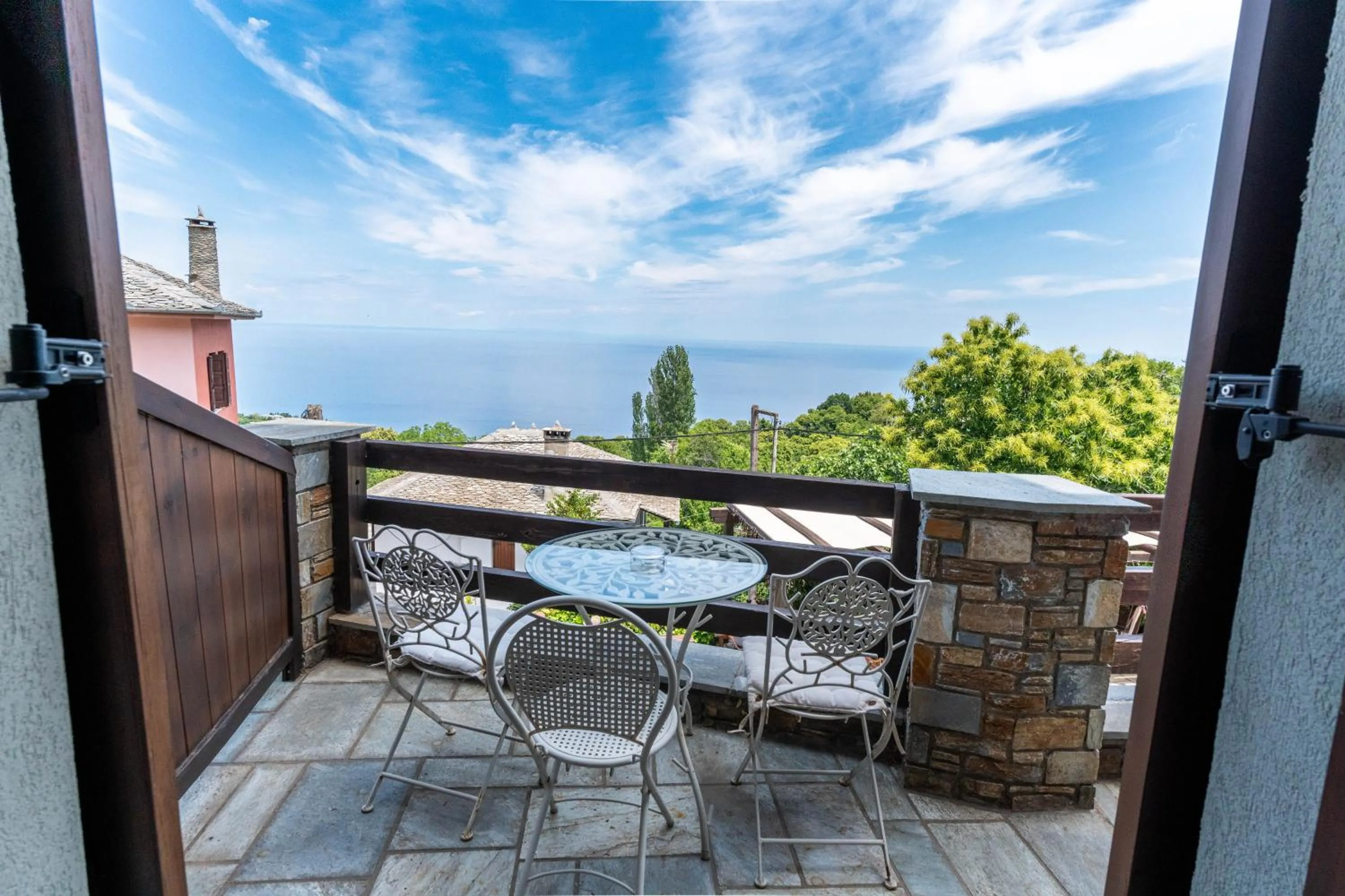 Balcony/Terrace in Guesthouse Iris