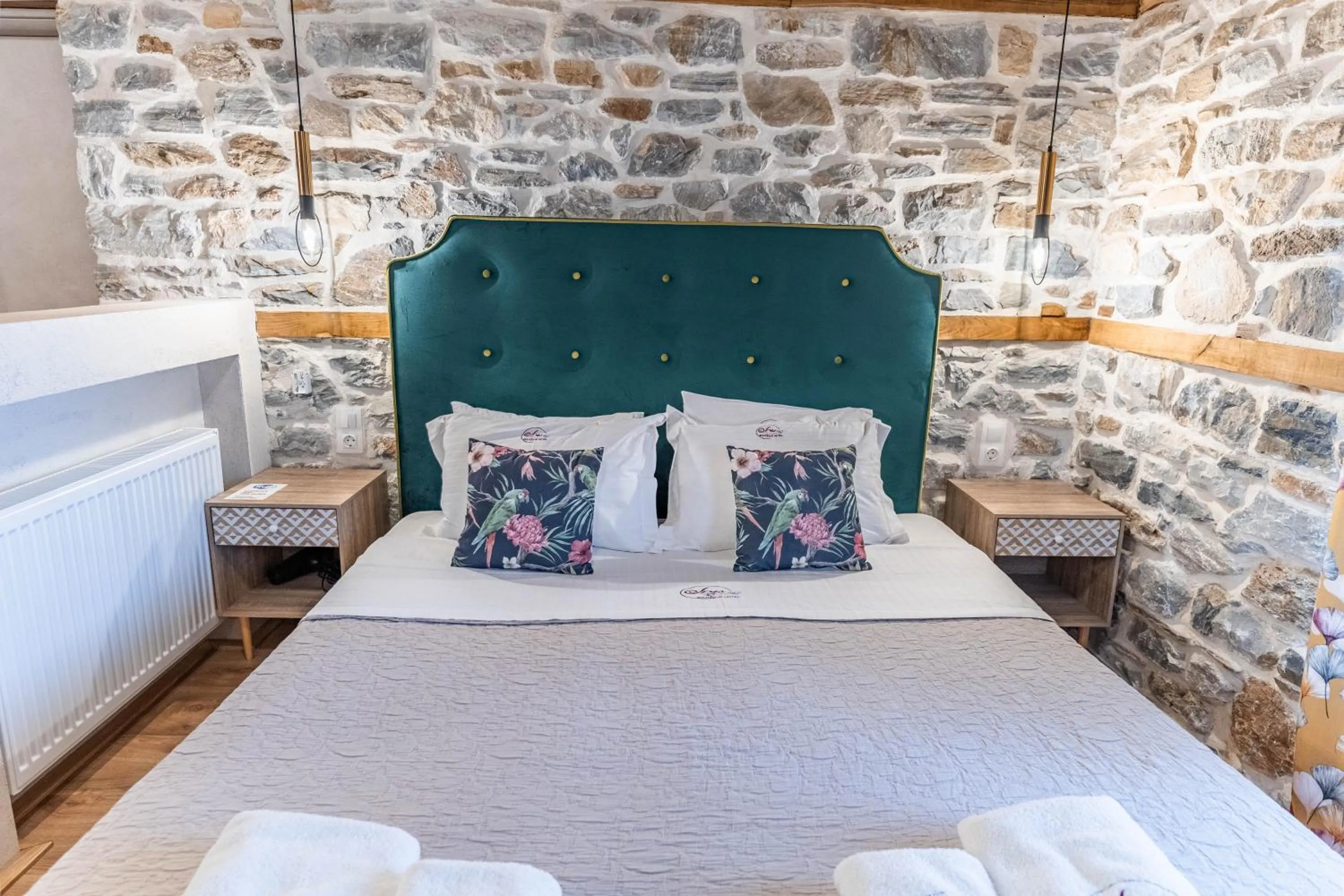 Bed in Guesthouse Iris