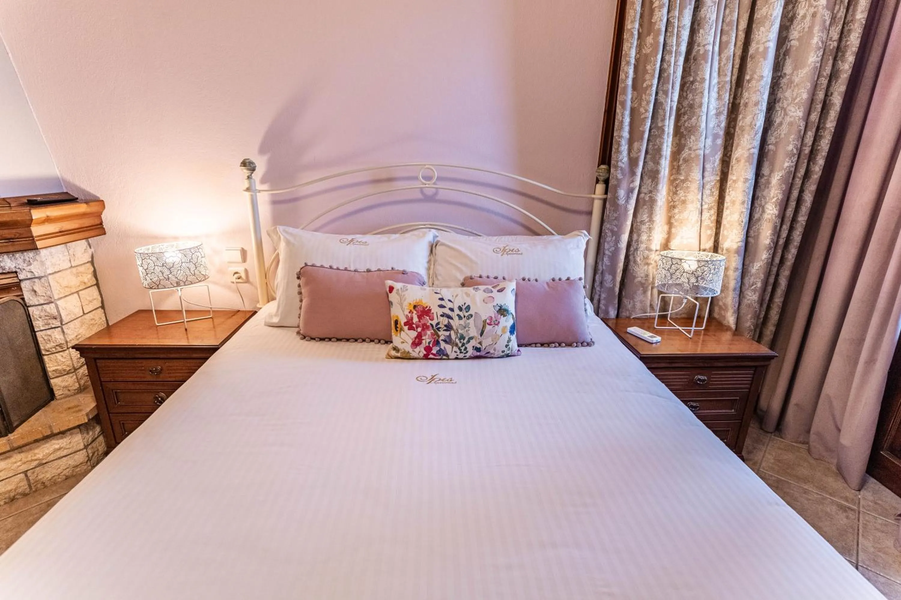 Bed in Guesthouse Iris