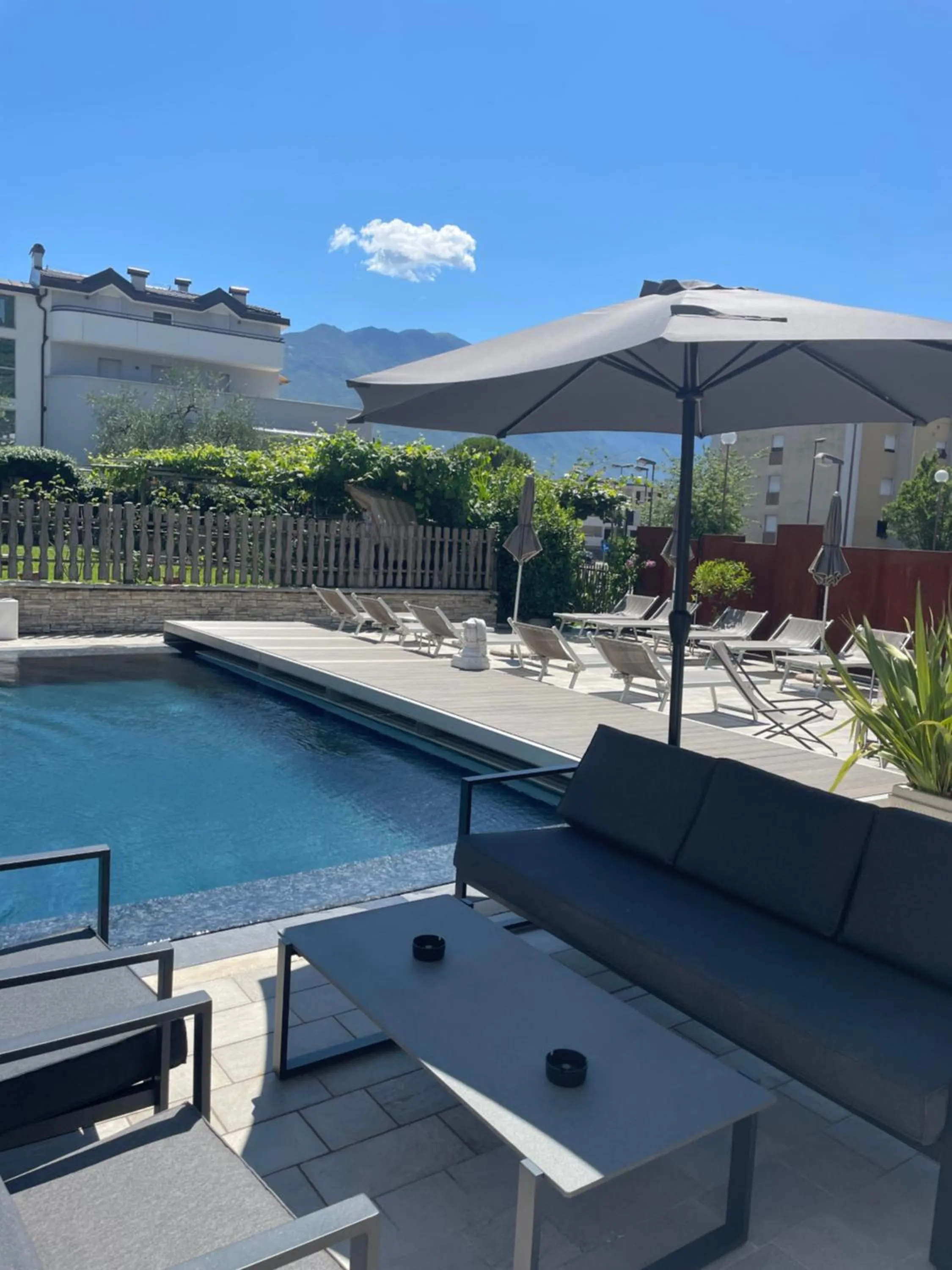 Patio in Hotel Virgilio