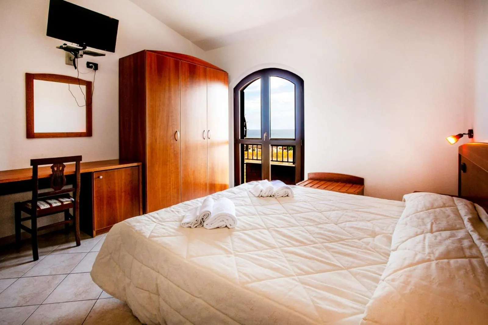 Bed in Hotel Gran Duca