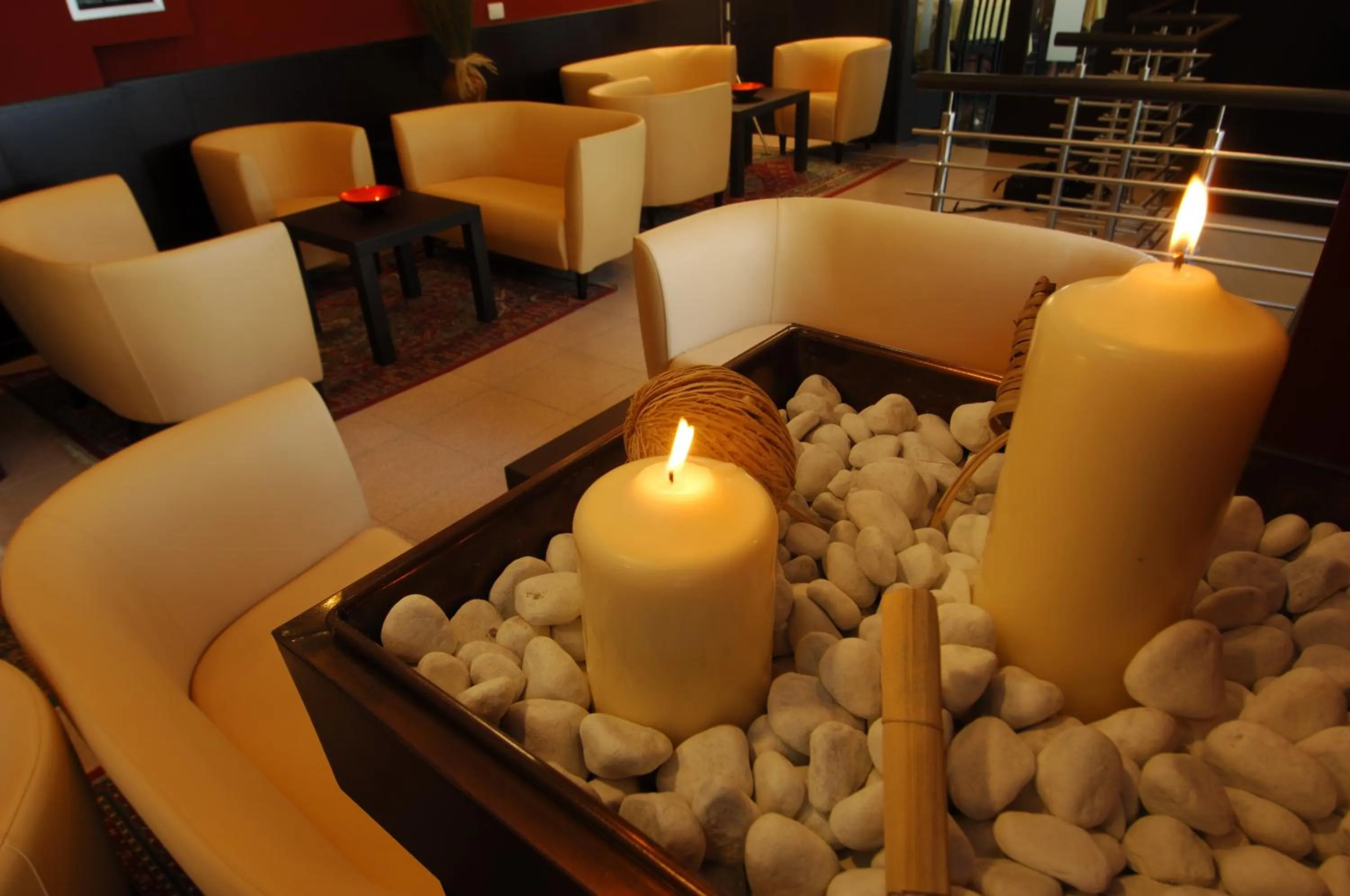 Communal lounge/ TV room in Hotel Varone Alberello