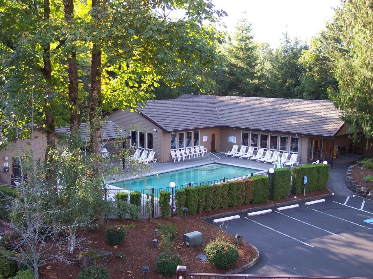 On site in Whispering Woods Resort