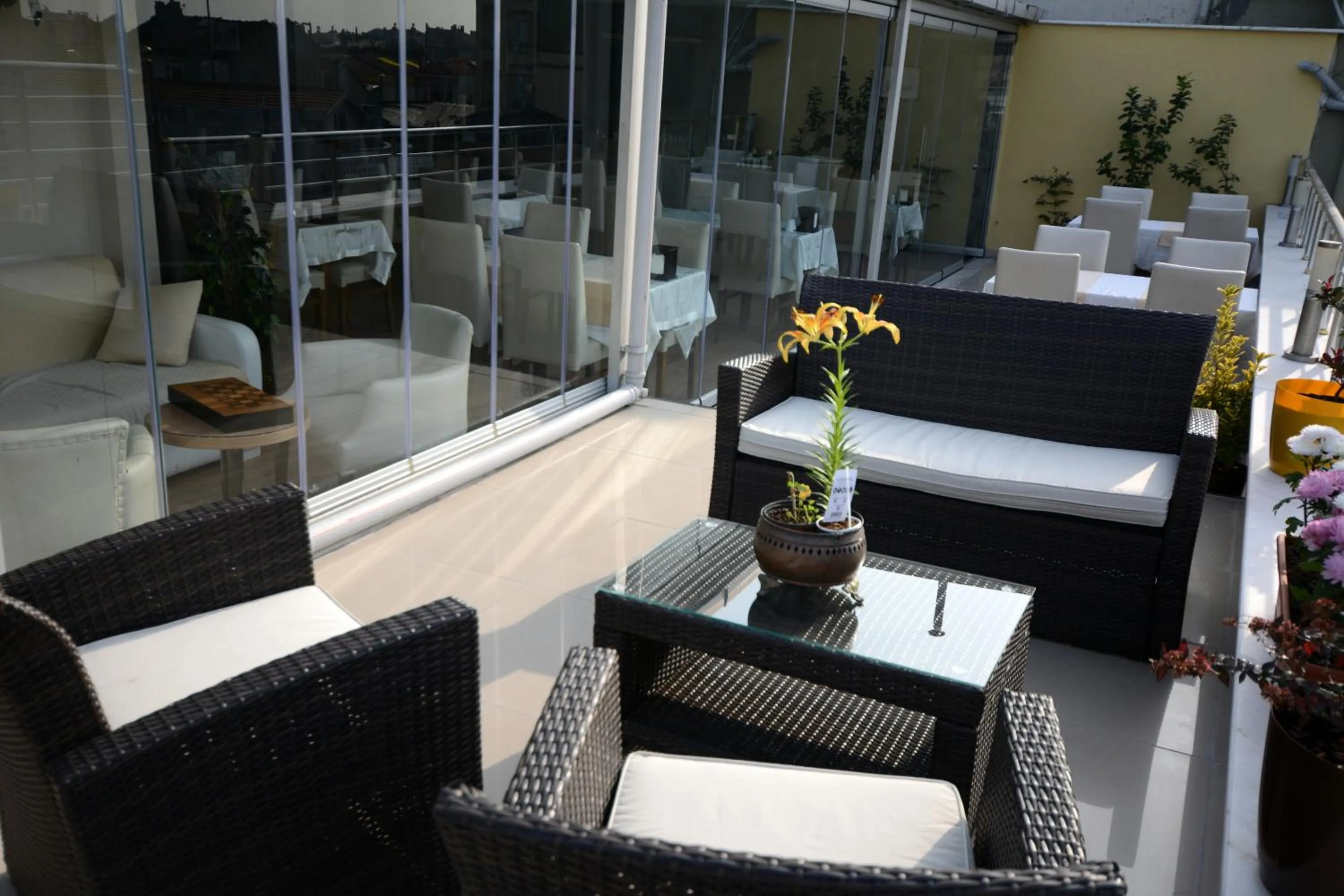 Balcony/Terrace in Khalkedon Hotel Istanbul