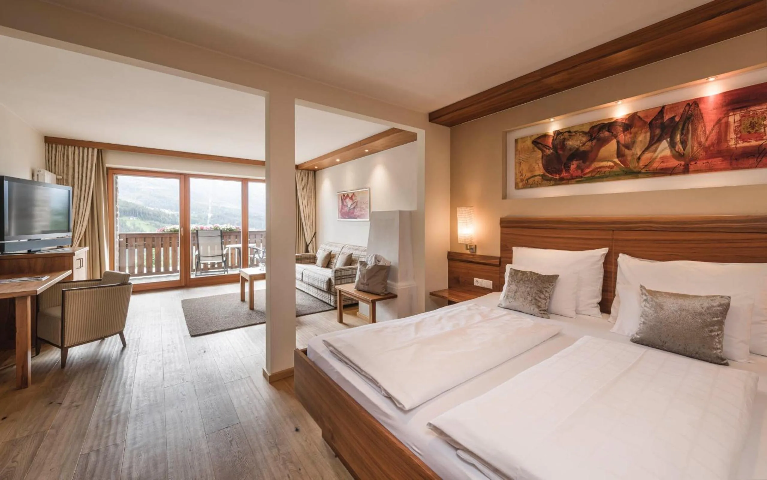 Bed in Hotel Waldhof