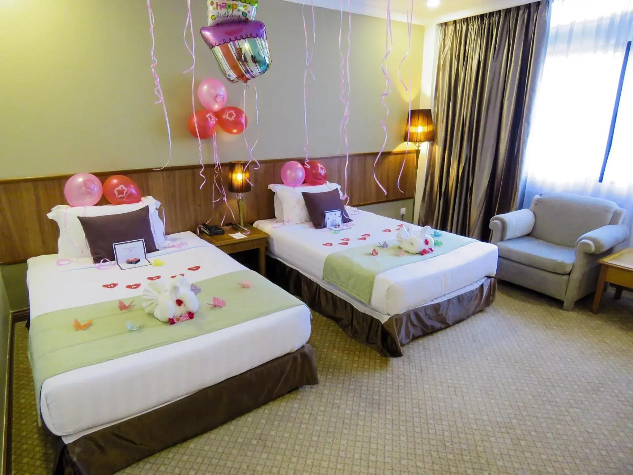 Decorative detail, Bed in StarLodge Decorative detail, Bed in StarLodge