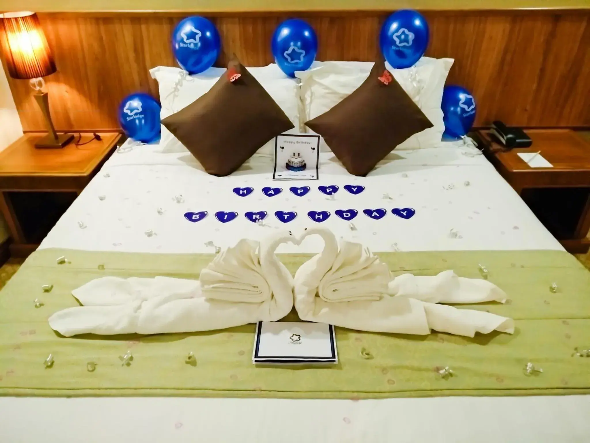 Decorative detail, Bed in StarLodge Decorative detail, Bed in StarLodge