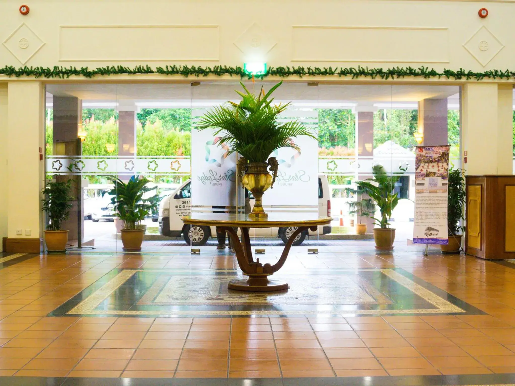 Lobby or reception in StarLodge Lobby or reception in StarLodge