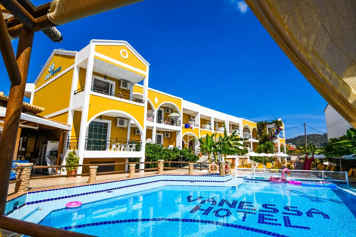 Patio in Vanessa Hotel