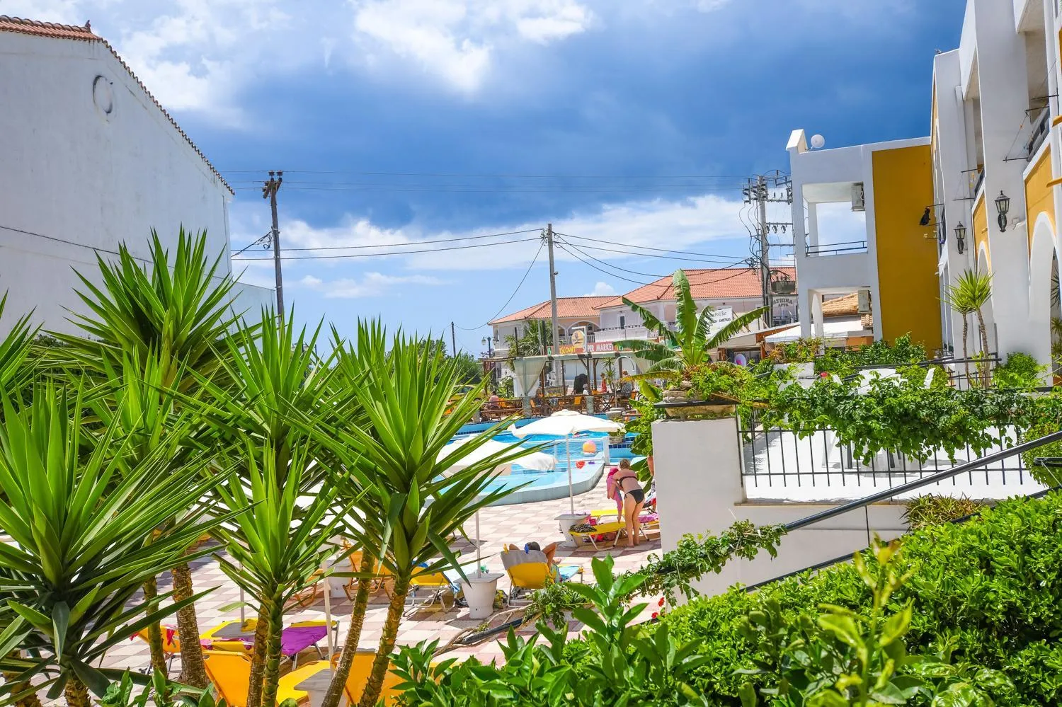 Pool view in Vanessa Hotel