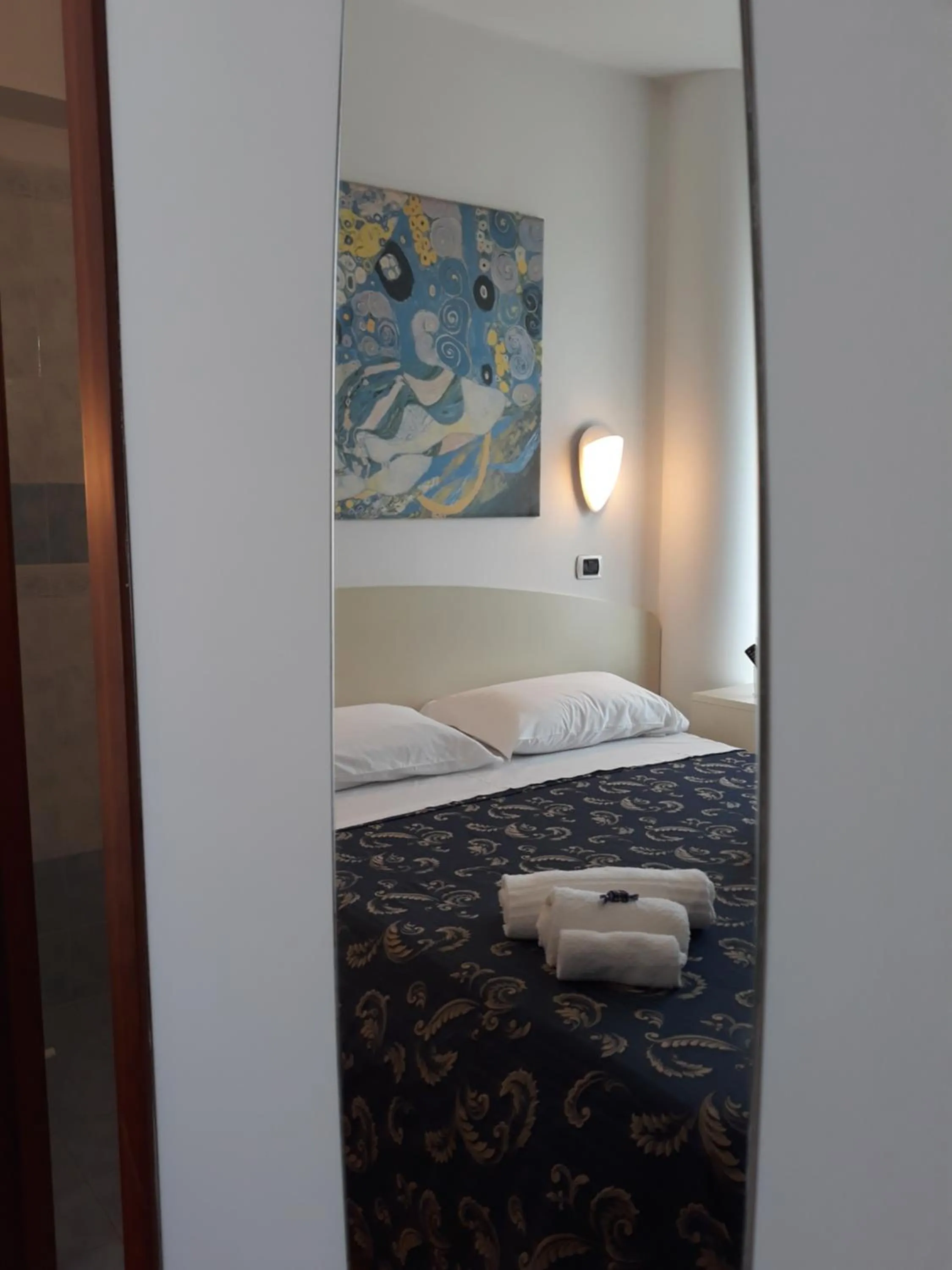 Bed in Hotel La Palazzina