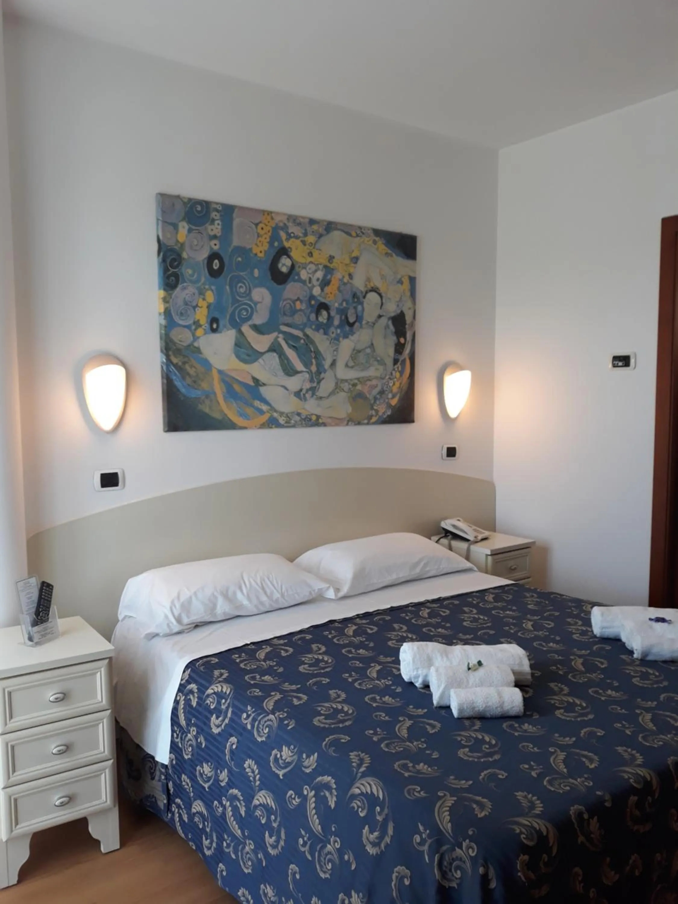 Bed in Hotel La Palazzina