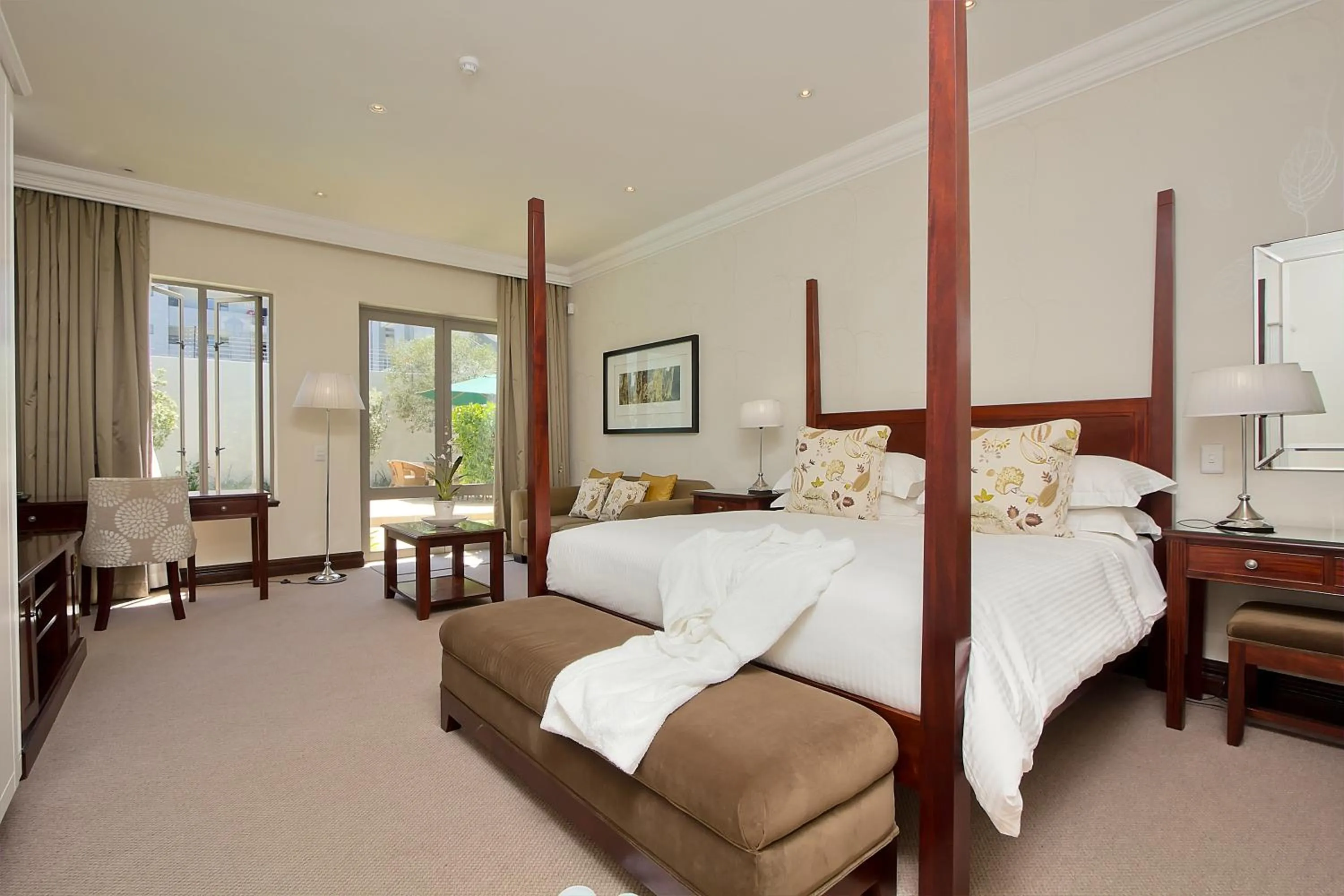 Bed in The Syrene Boutique Hotel