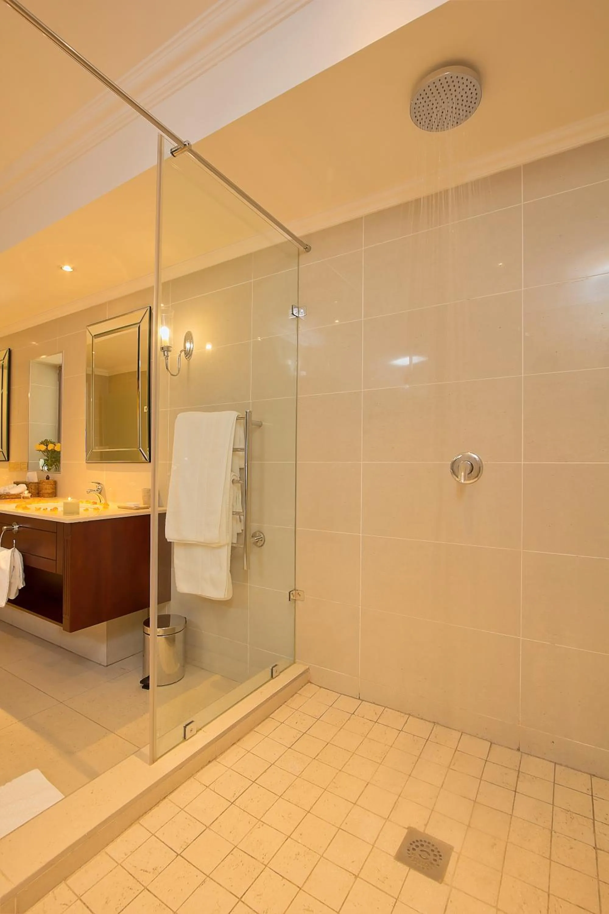 Shower in The Syrene Boutique Hotel
