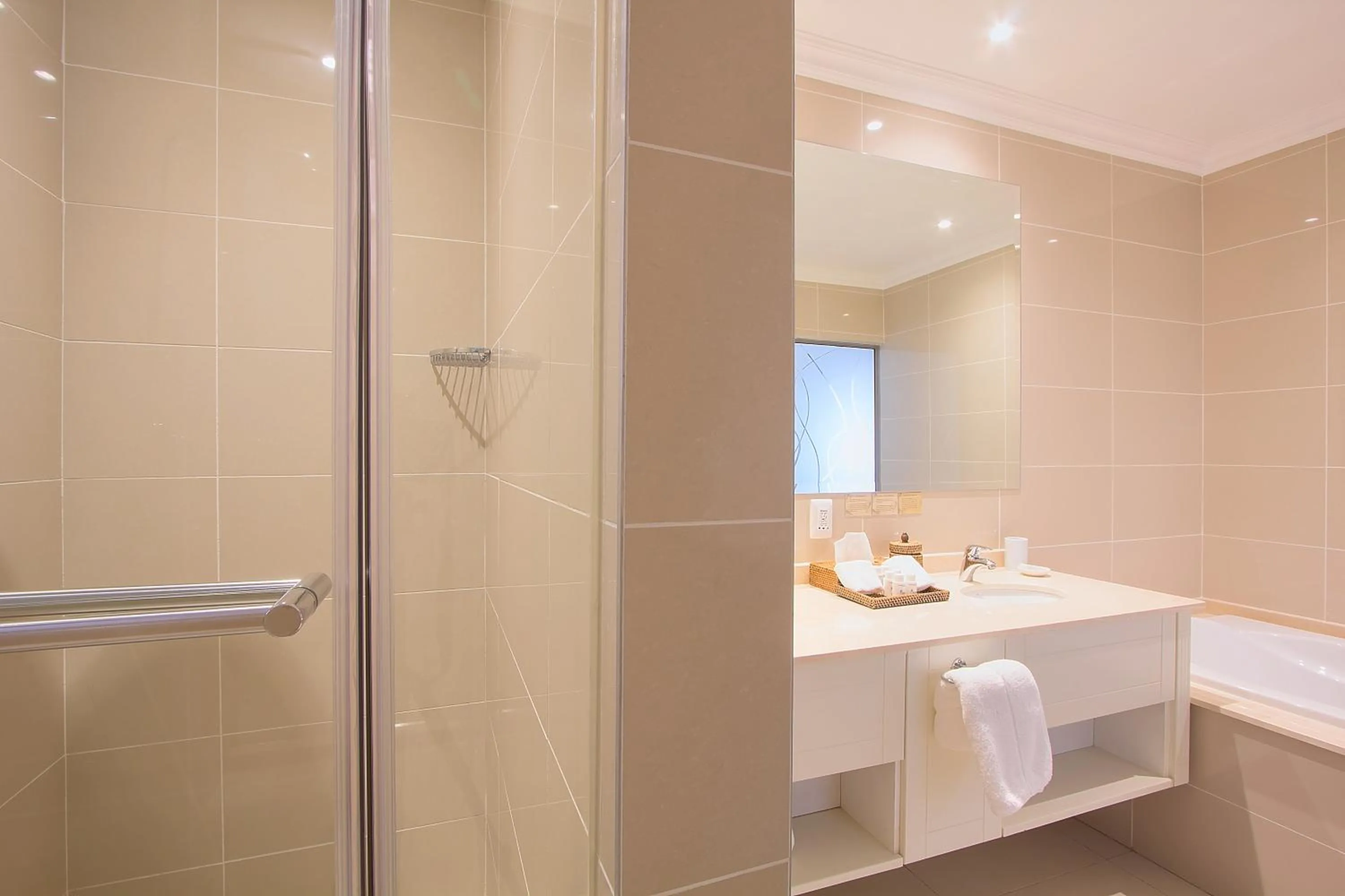Shower in The Syrene Boutique Hotel