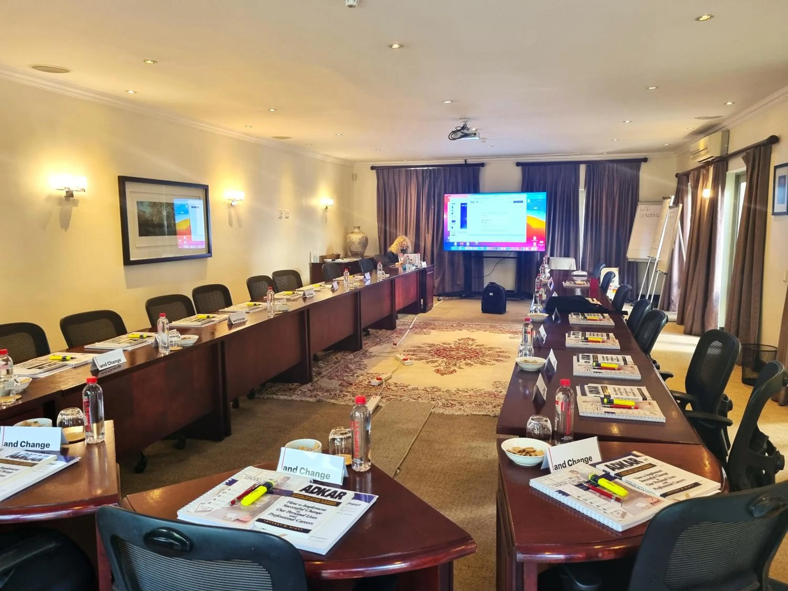 Meeting/conference room in The Syrene Boutique Hotel