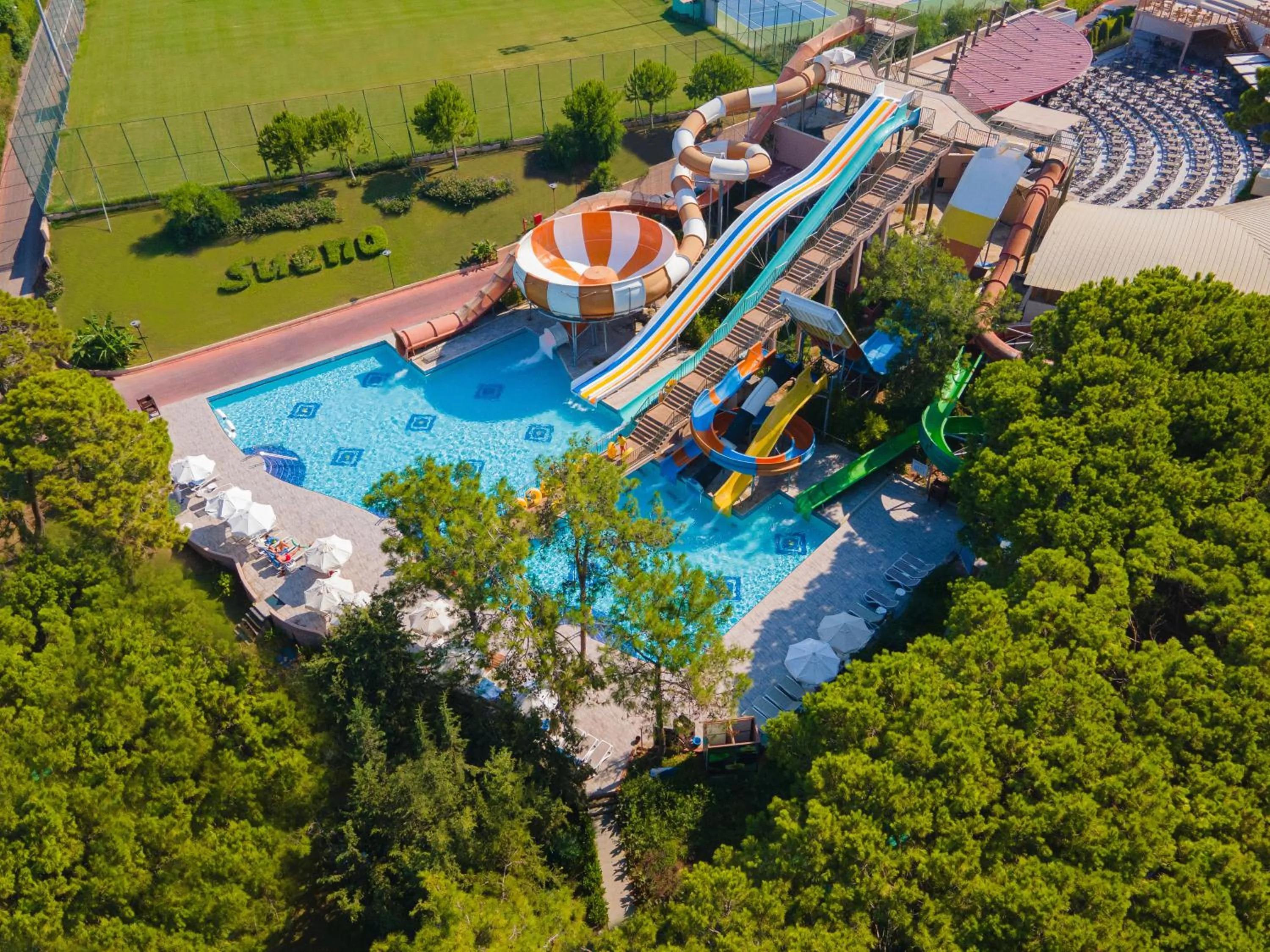 Aqua park in Sueno Hotels Beach Side