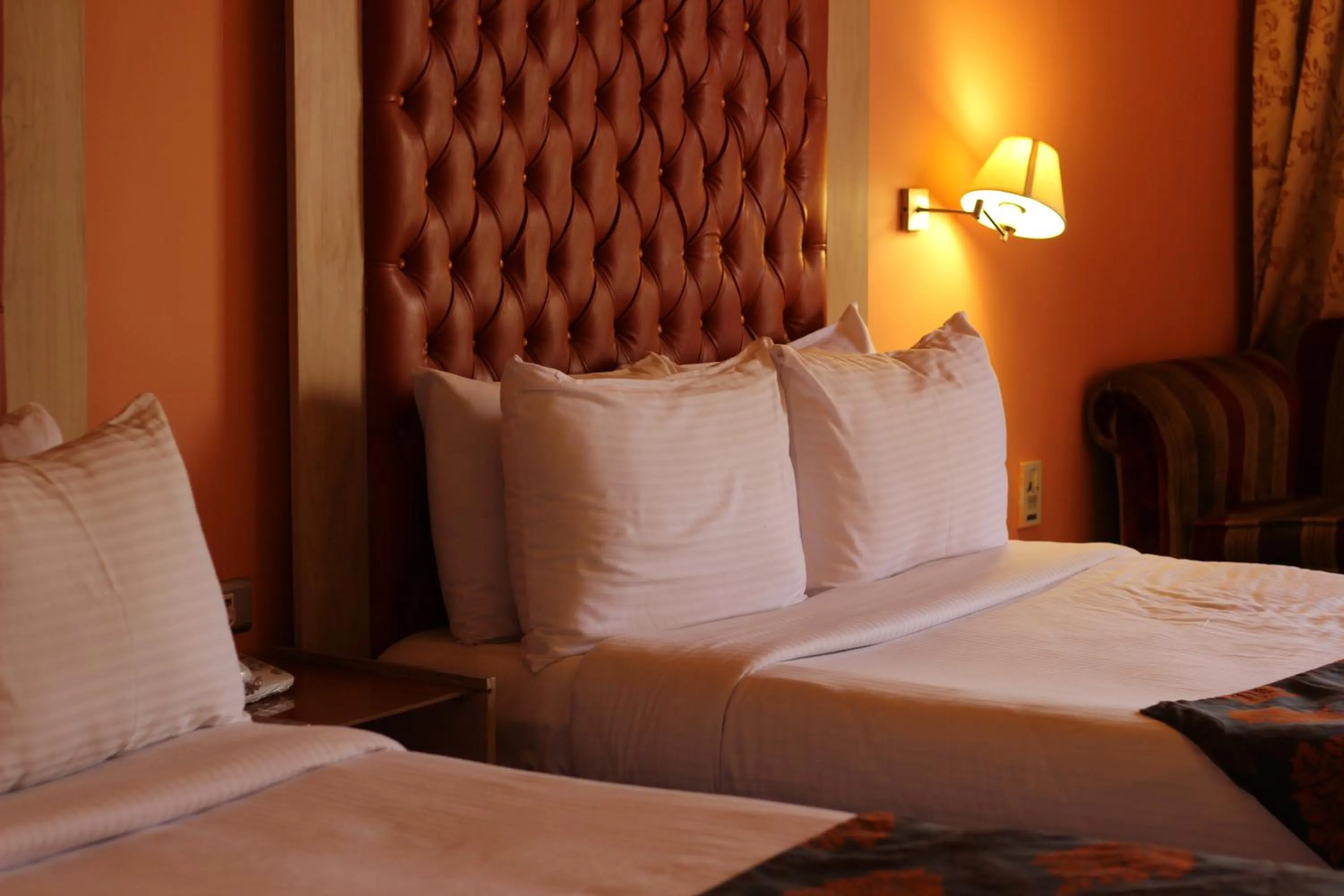 Bed in Santana Hotel Cairo