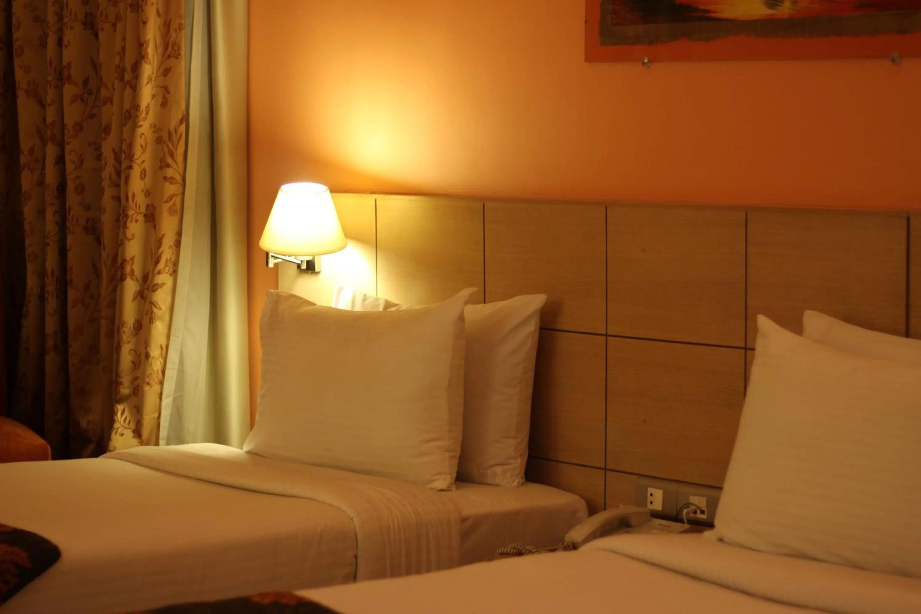 Bed in Santana Hotel Cairo