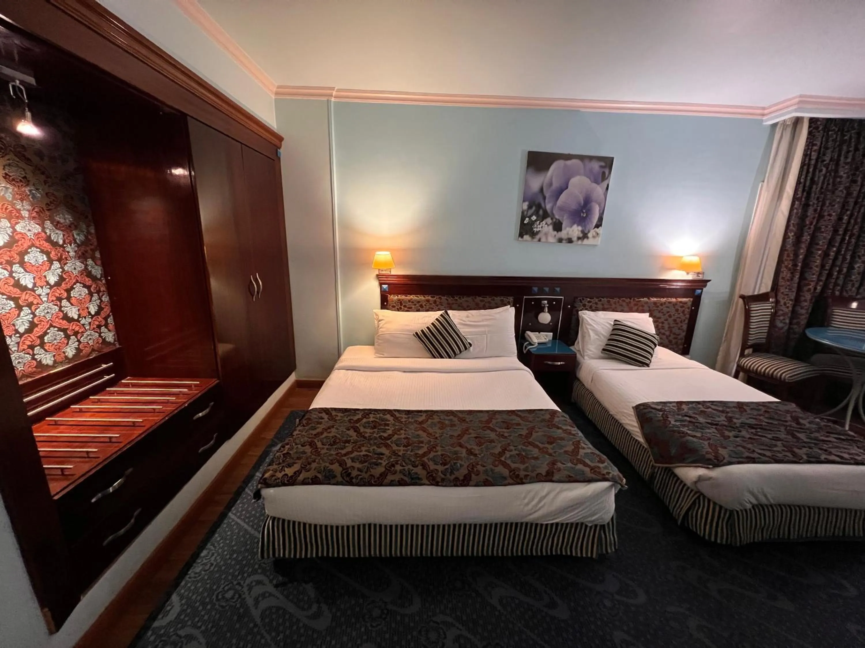 Bed in Santana Hotel Cairo