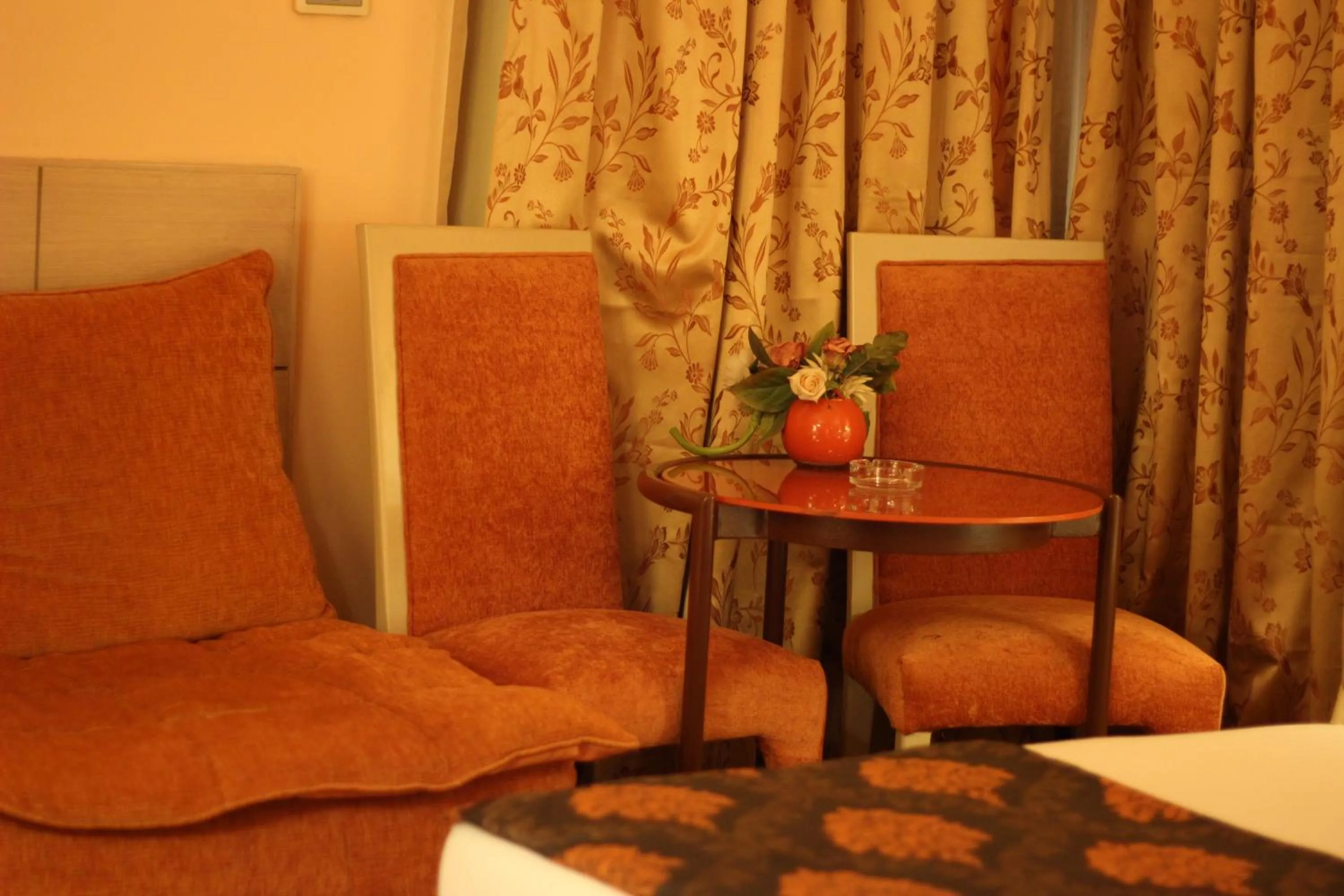 Seating area in Santana Hotel Cairo