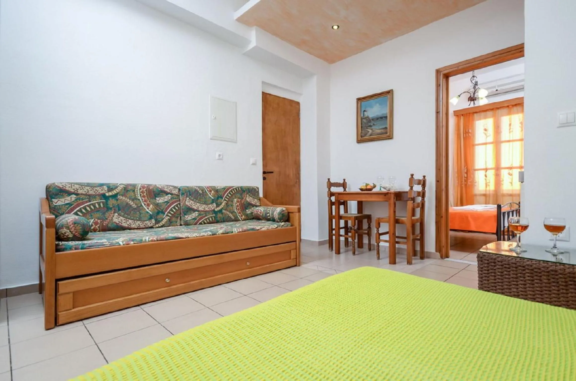Kitchen or kitchenette, Bed in Sofia Studios