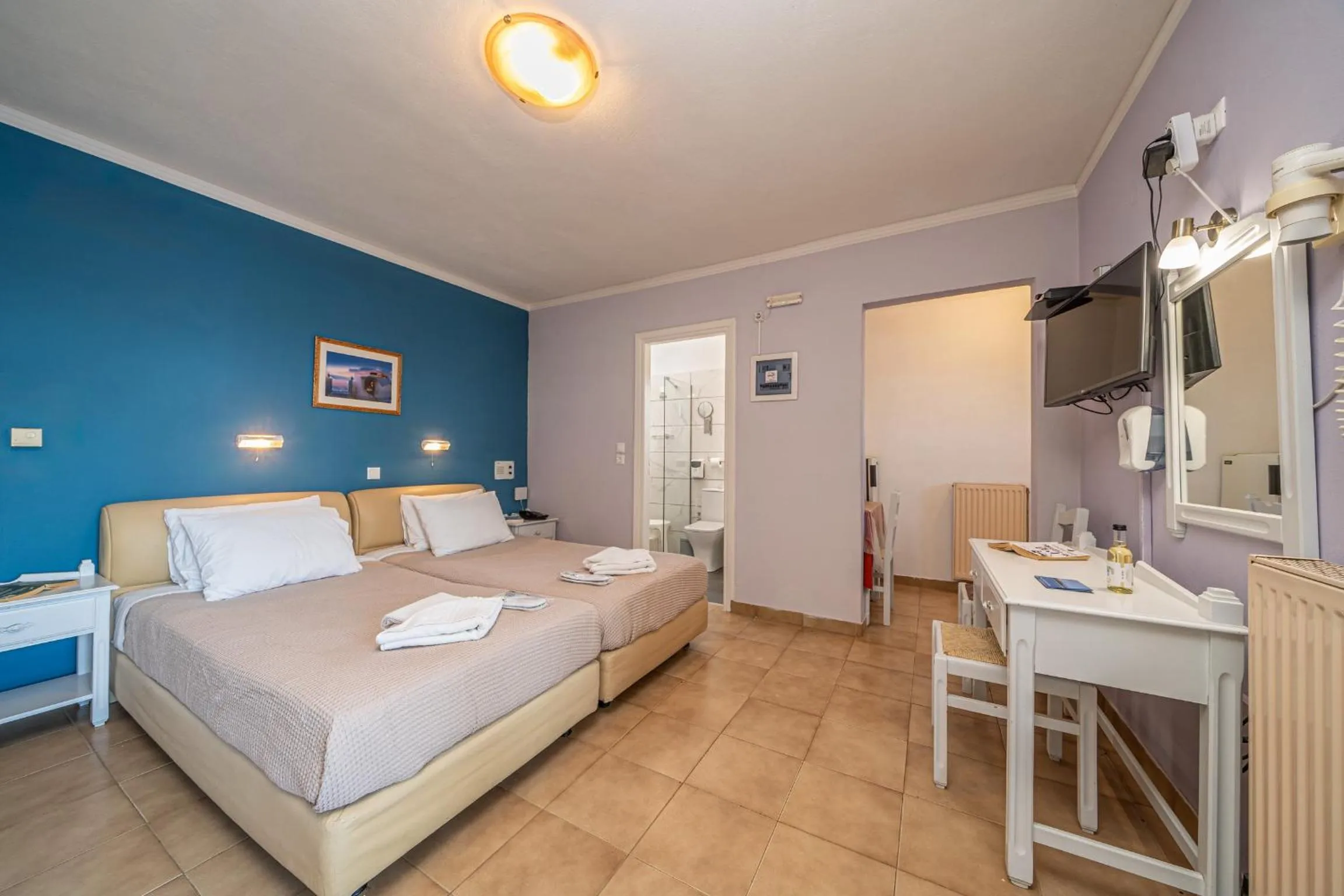 TV and multimedia, Bed in Stella Hotel Apartments