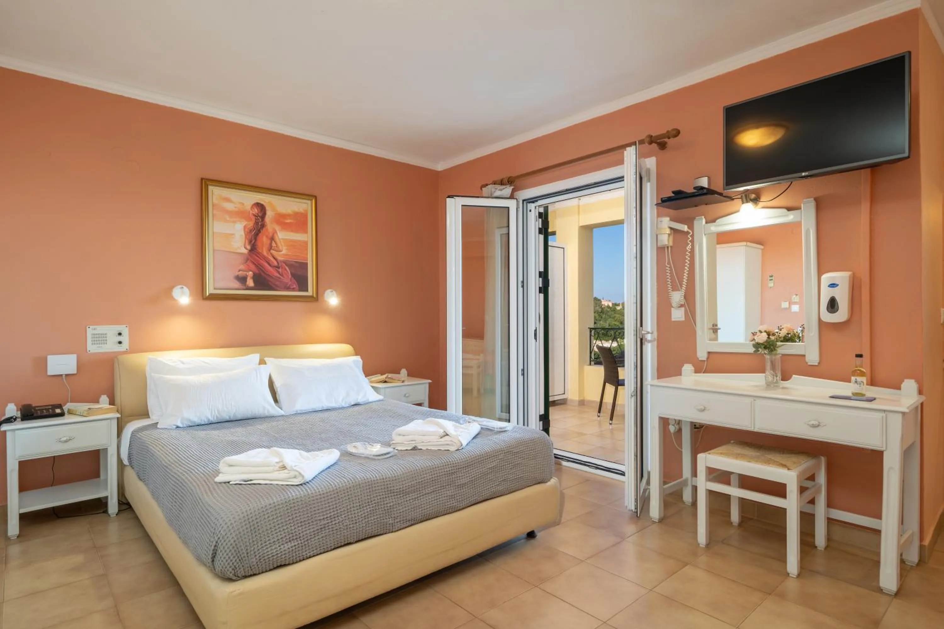 TV and multimedia, Bed in Stella Hotel Apartments