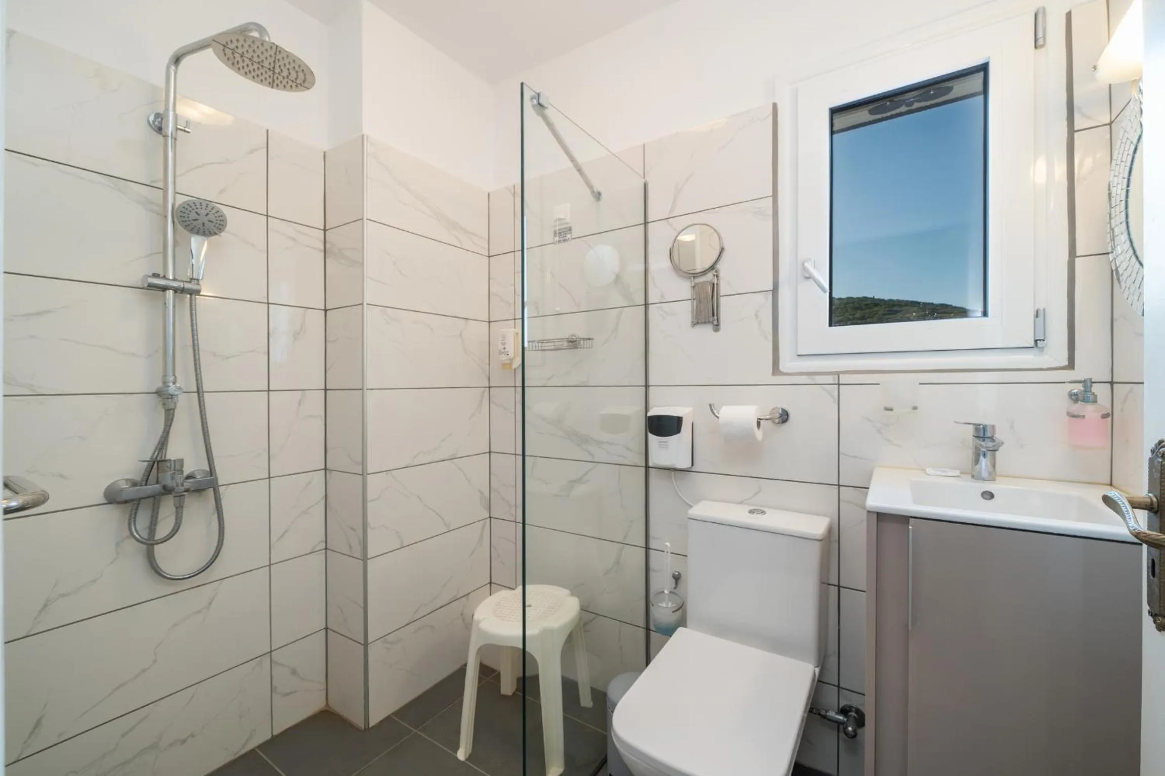 Shower in Stella Hotel Apartments