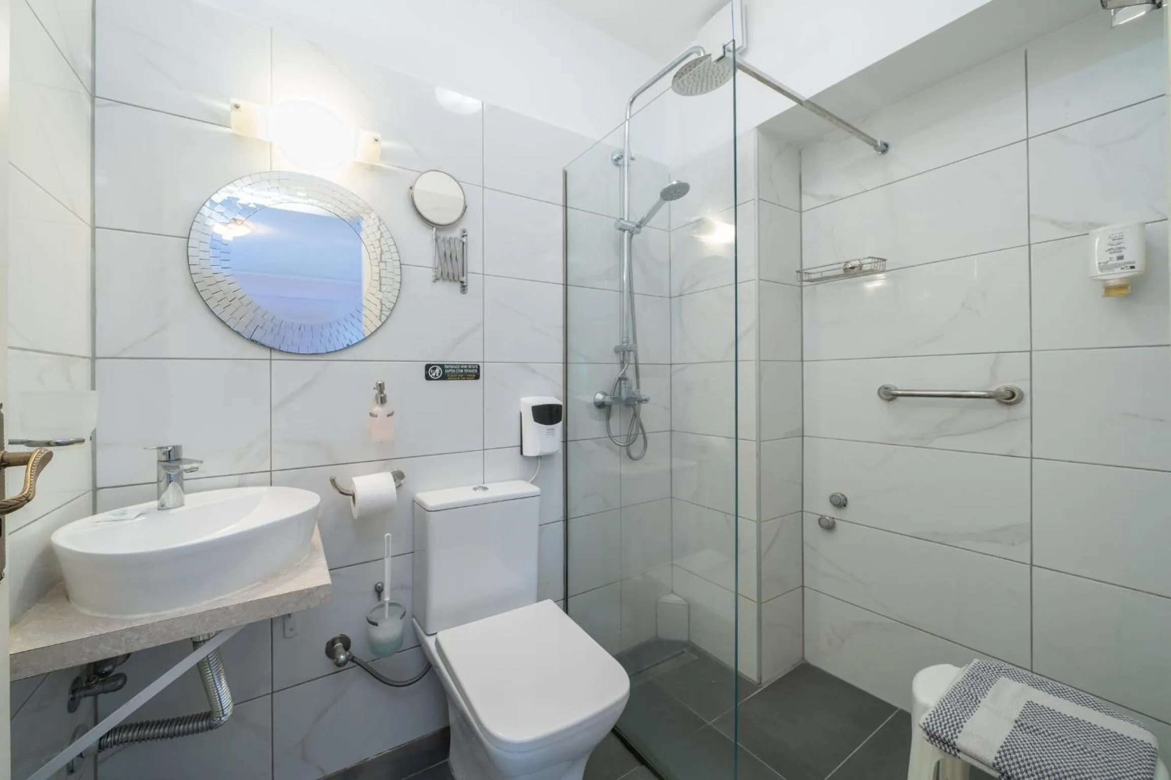 Shower in Stella Hotel Apartments