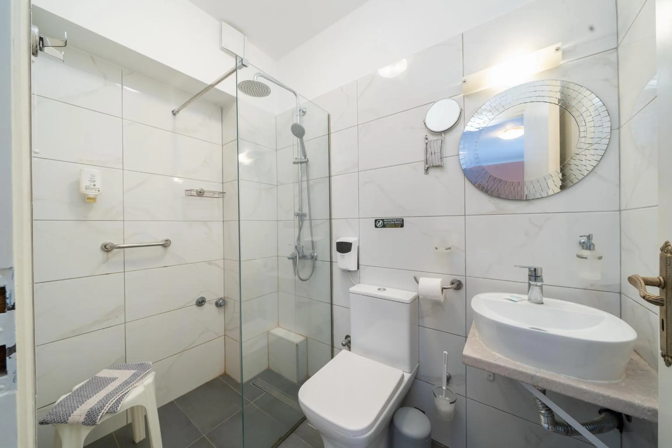 Shower in Stella Hotel Apartments