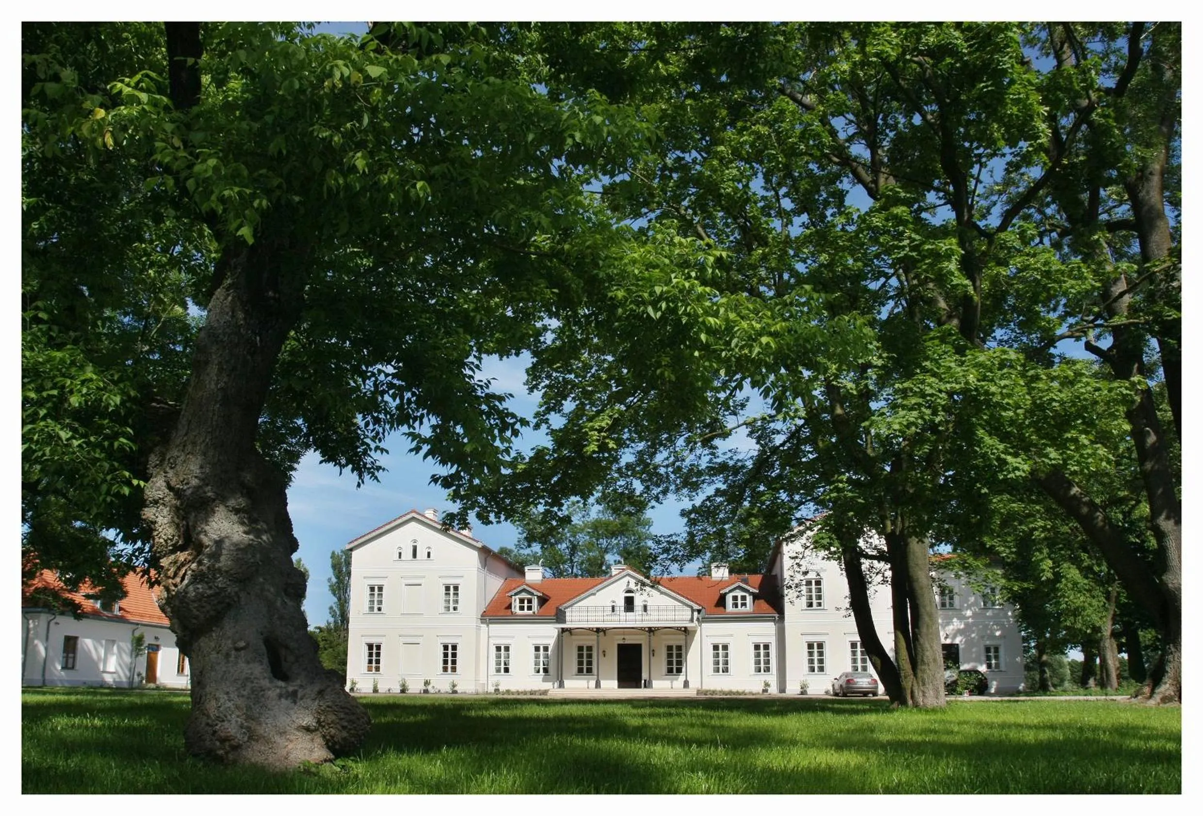 Garden in Pałac Łochów