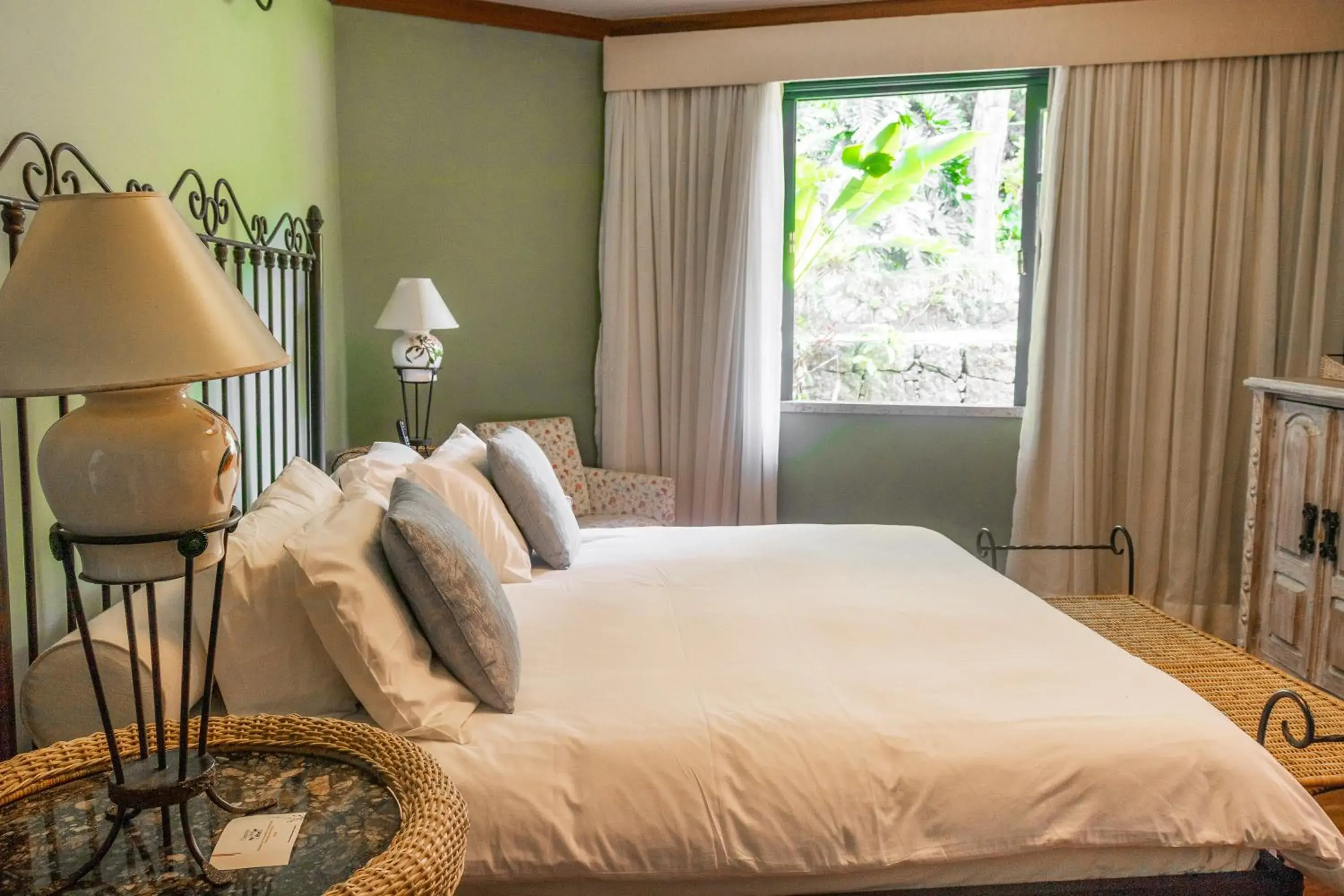 Bed in Bomtempo II Chales by Castelo Itaipava Bed in Bomtempo II Chales by Castelo Itaipava