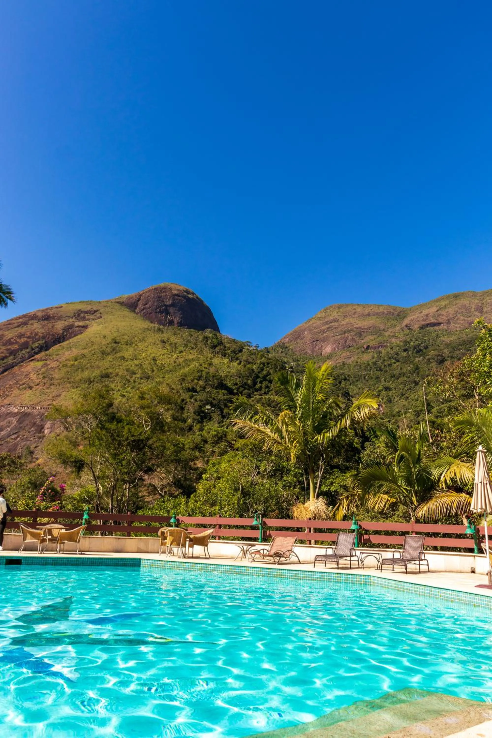 Swimming pool in Bomtempo II Chales by Castelo Itaipava