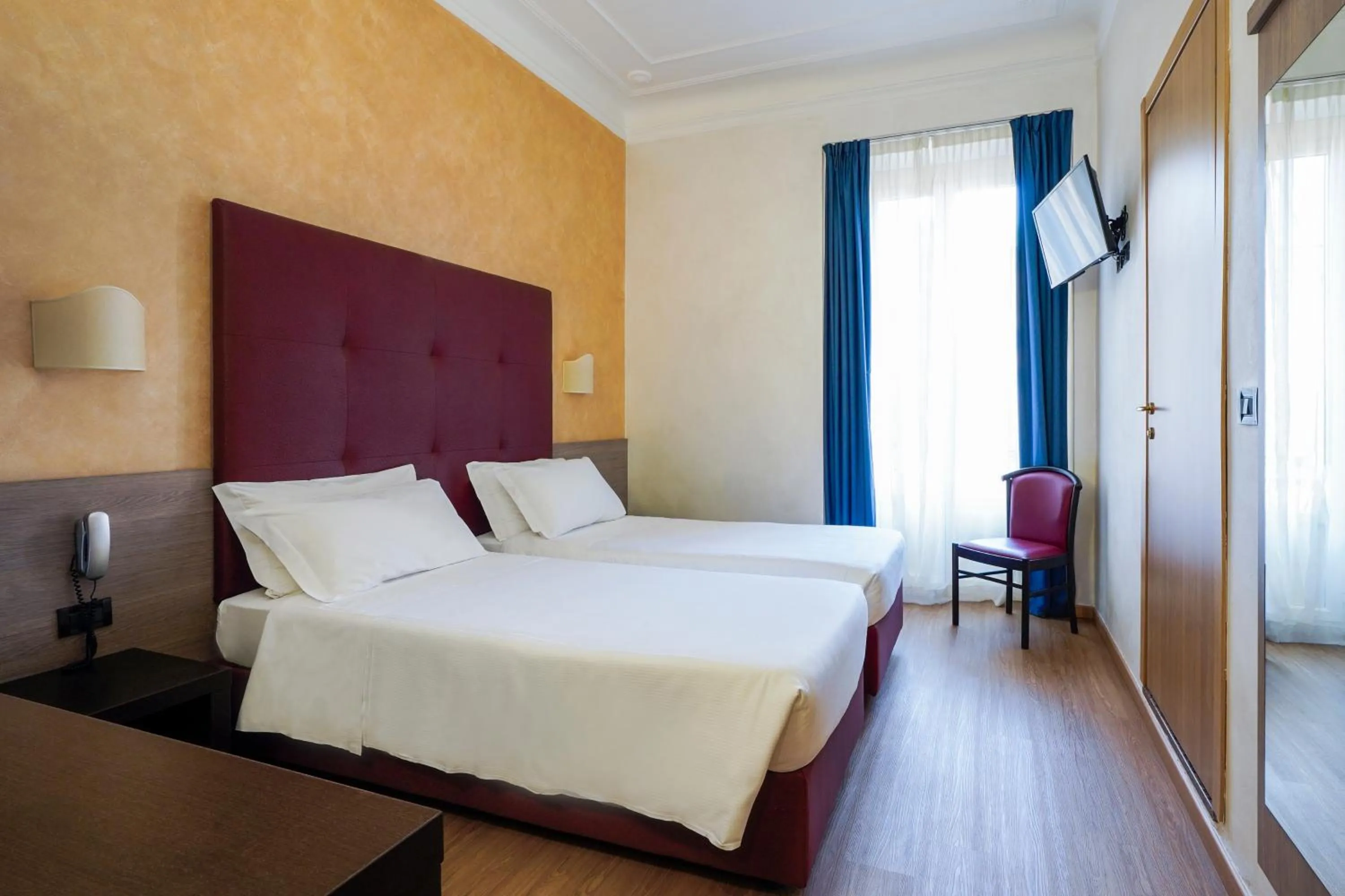 Bed in Hotel Panizza