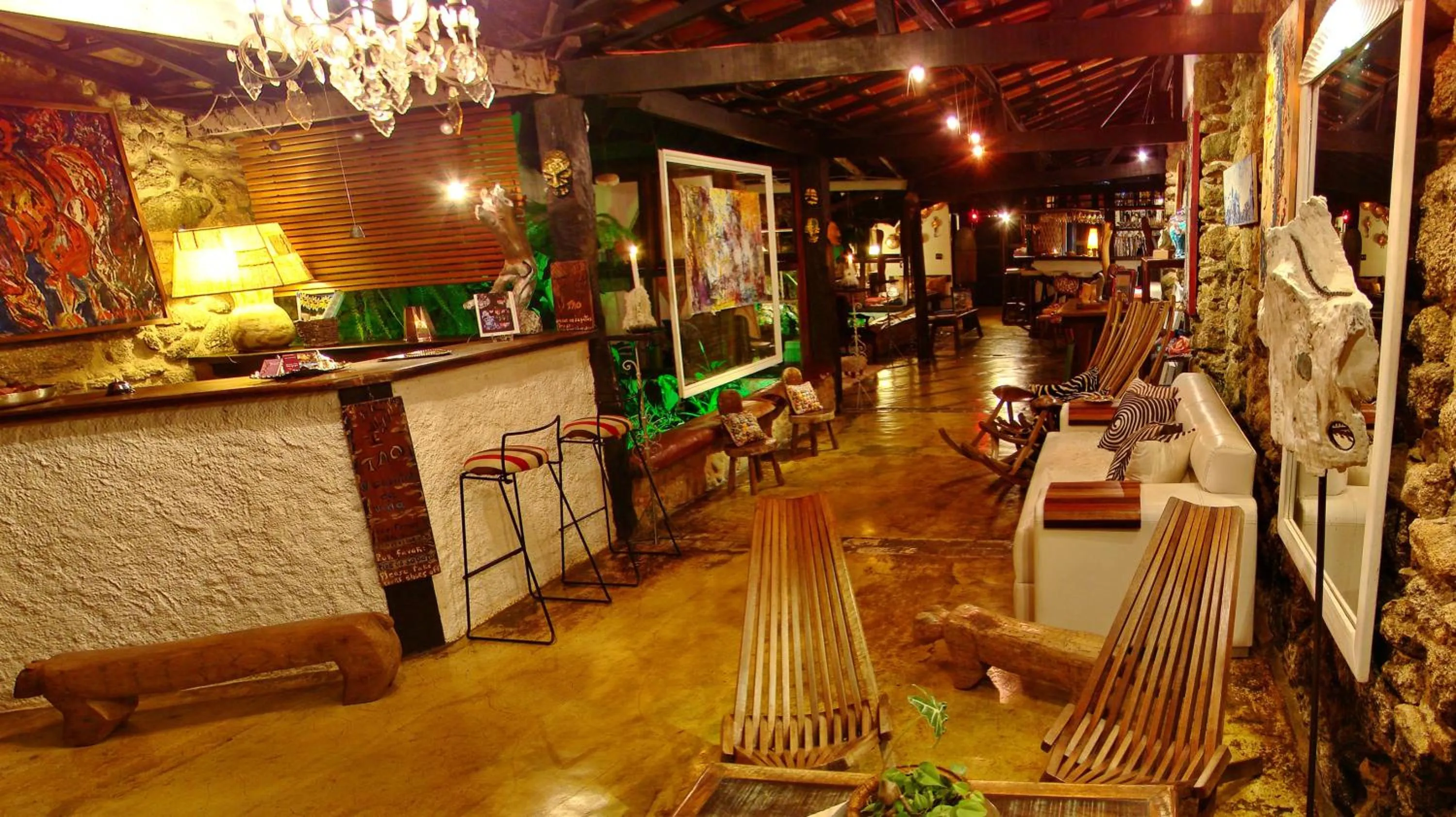 Lobby or reception in Pousada Arte Urquijo