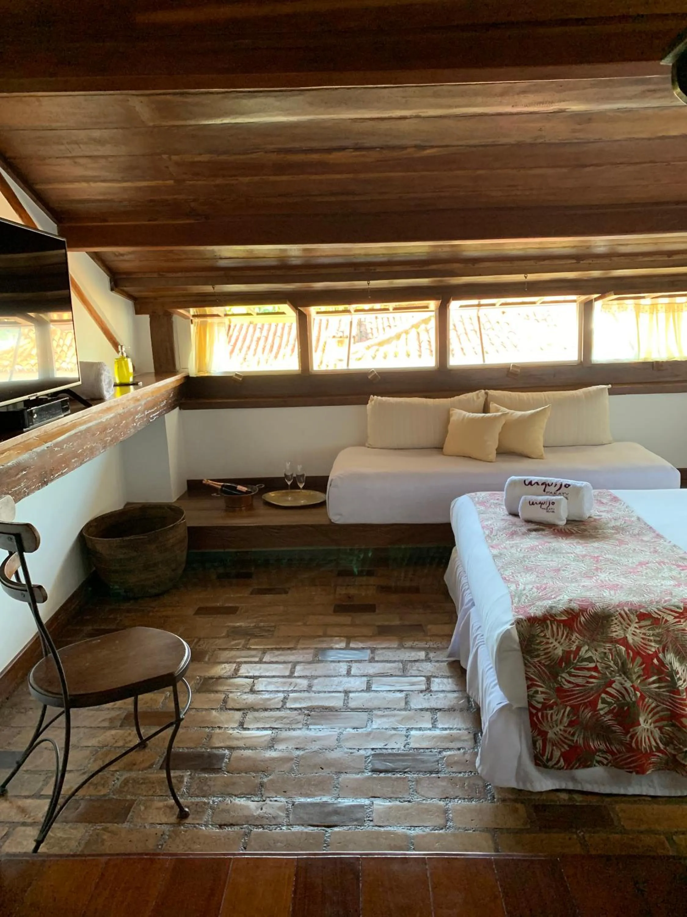 Bed in Pousada Arte Urquijo