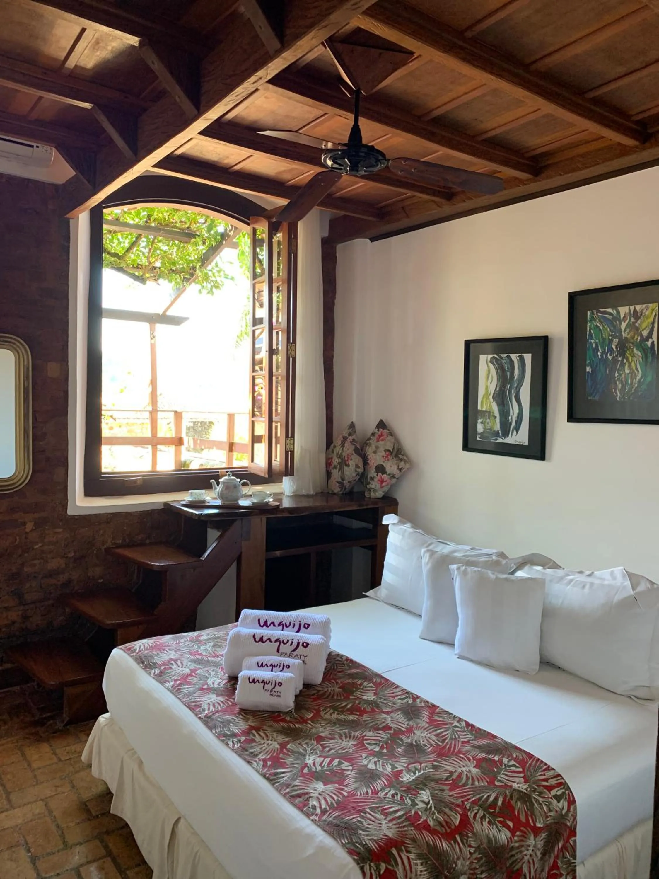 Bed in Pousada Arte Urquijo