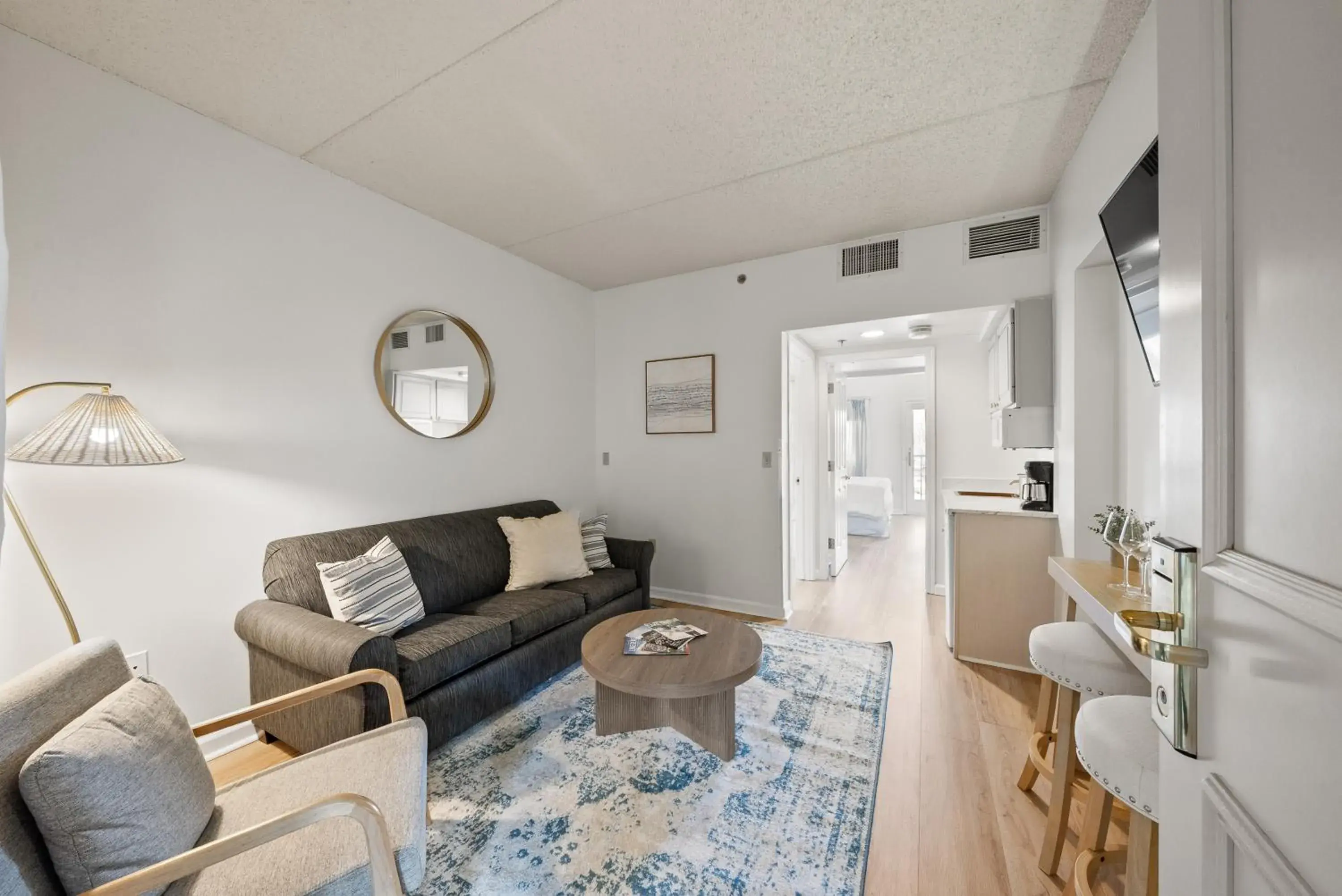 Living room in Bella Vista Suites Lake Geneva Living room in Bella Vista Suites Lake Geneva