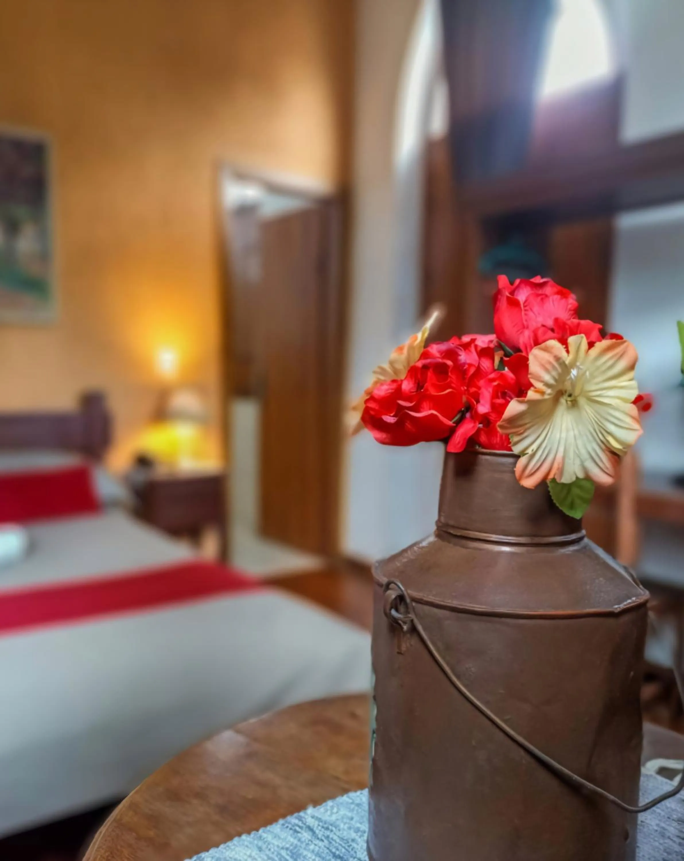 Bed in Pousada Estação do Trem