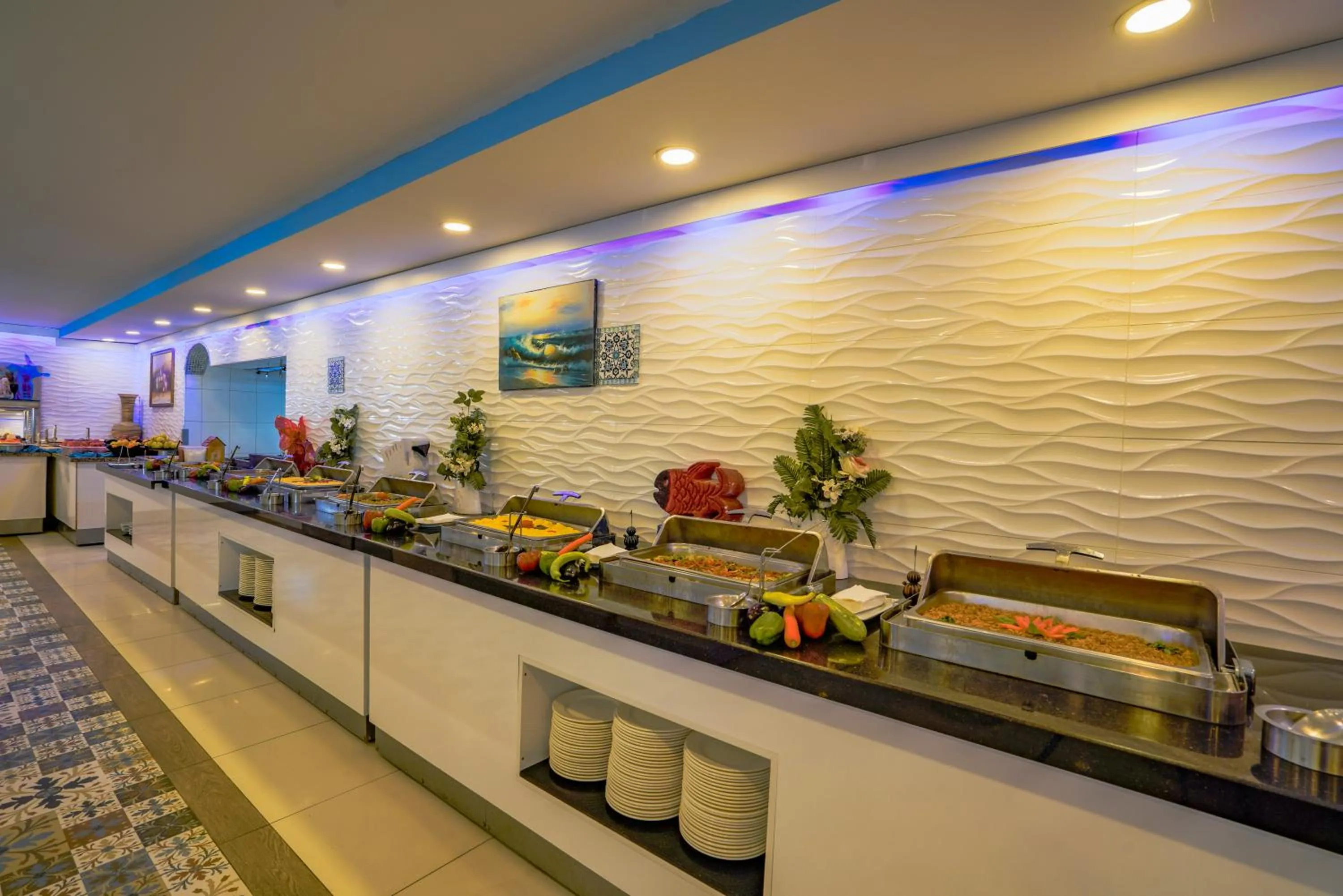 Buffet breakfast in Sunberk Hotel