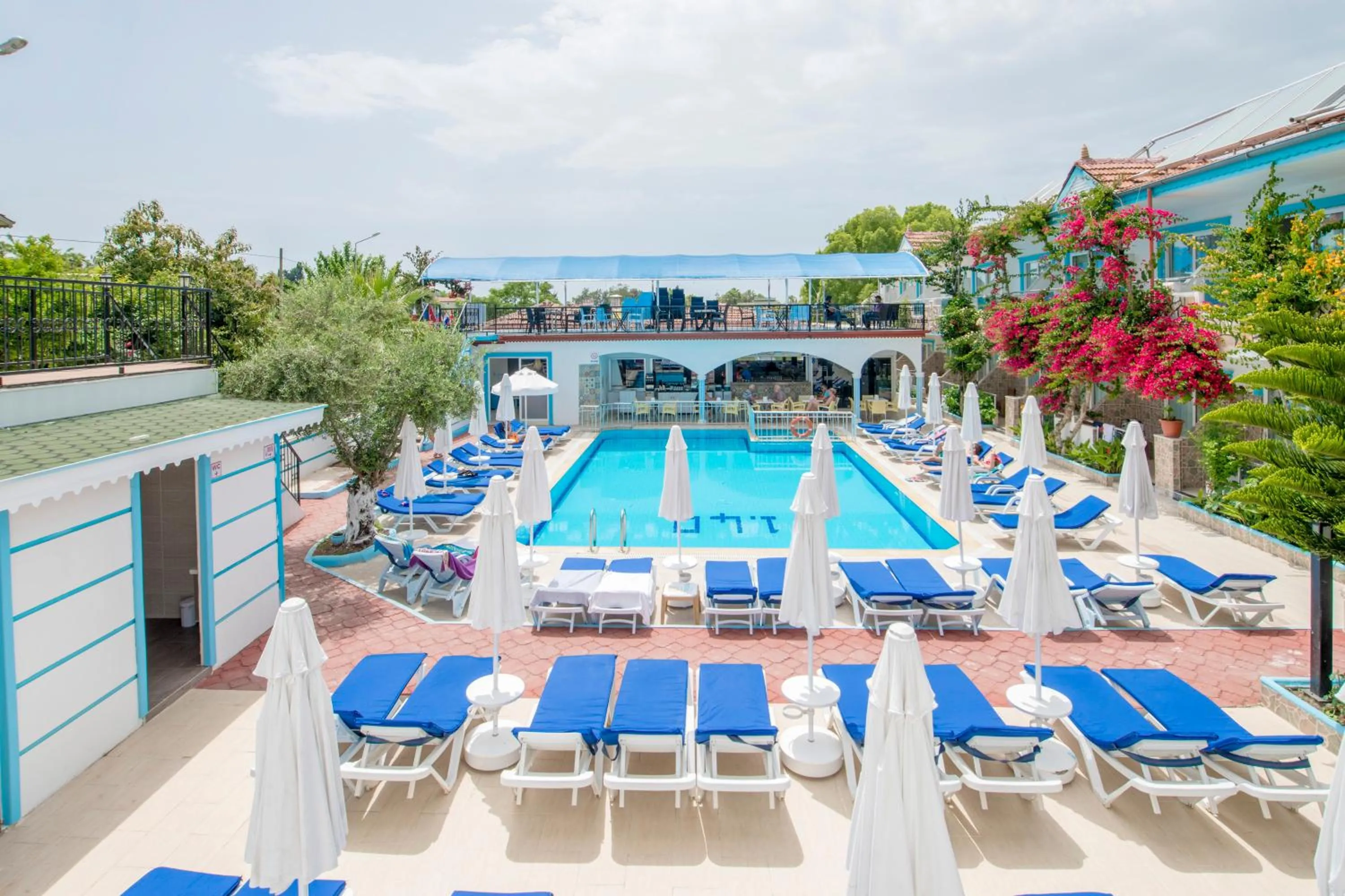 Pool view in Sunberk Hotel